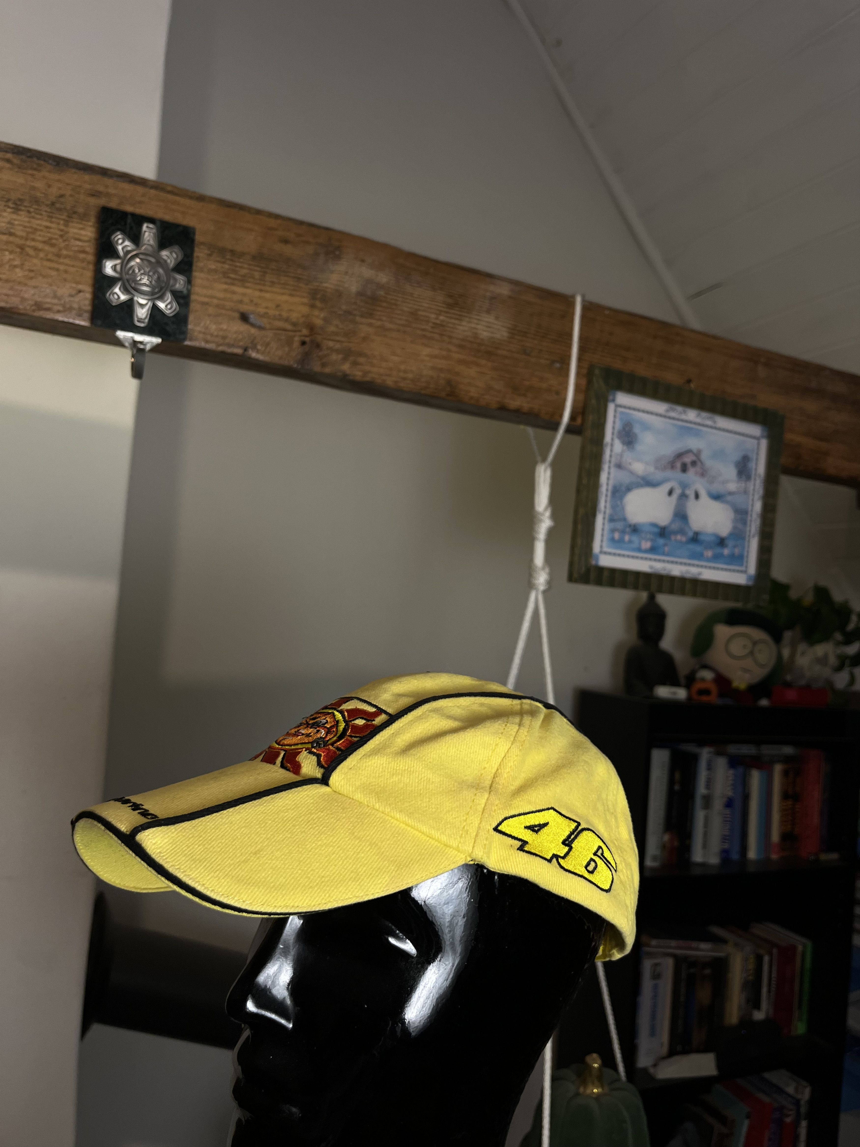 Vintage Vintage Daring Racing Moto Valentino Rossi 46 Doctor Cap Hat Size ONE SIZE - 3 Thumbnail