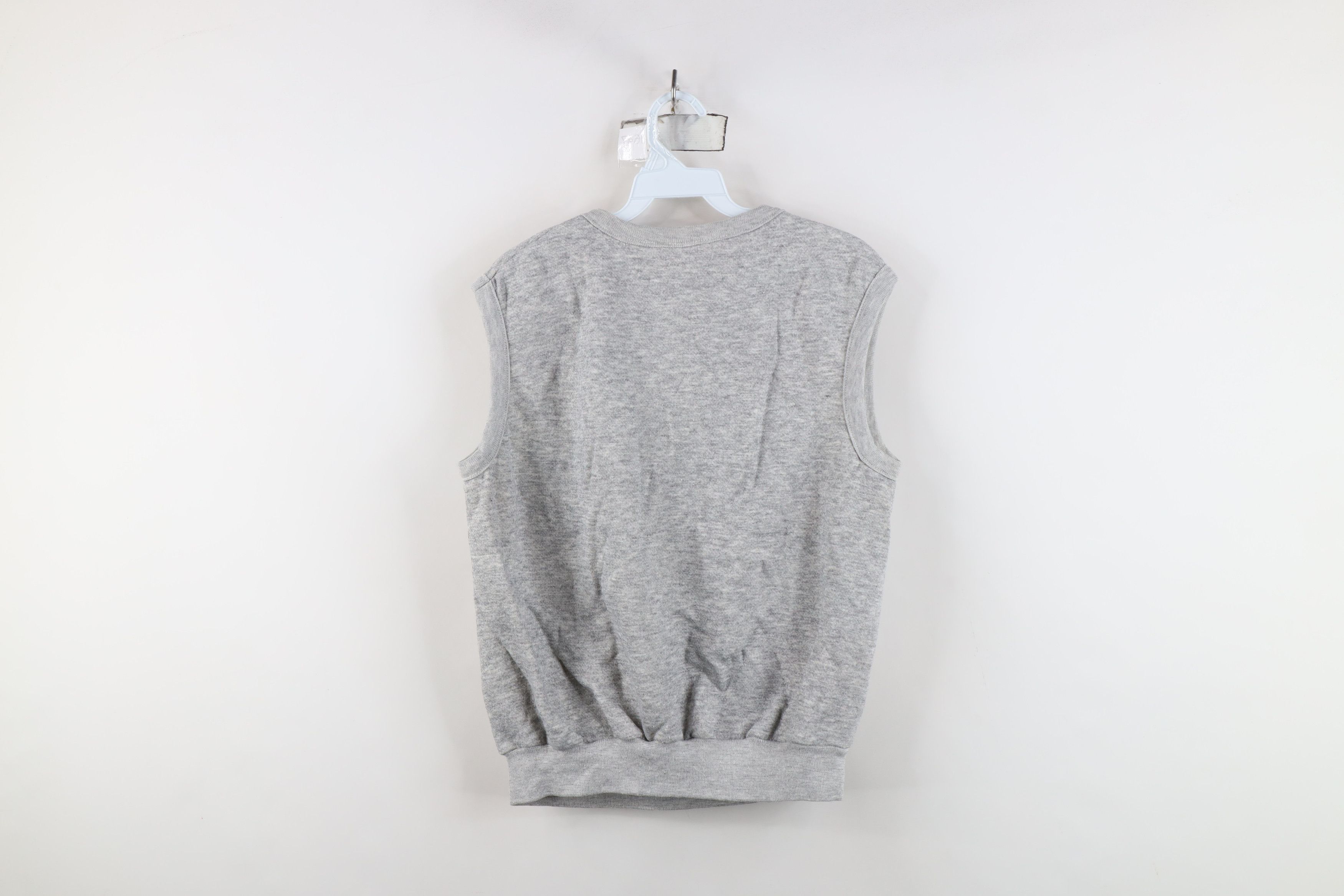 Vintage Vintage 70s Streetwear Sleeveless Sweatshirt Gray USA Size US S / EU 44-46 / 1 - 7 Thumbnail