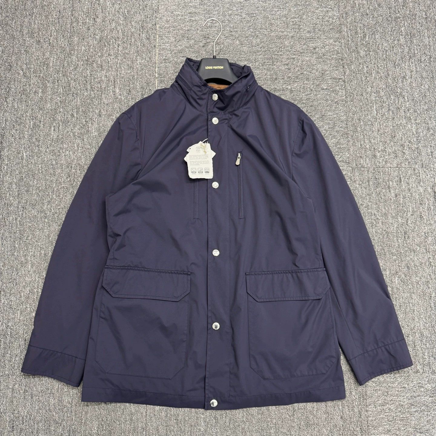 Brunello Cucinelli Black Button-Up Light Jacket, Size L Size US L / EU 52-54 / 3 - 1 Thumbnail