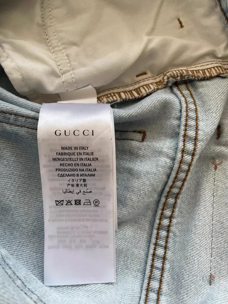 Gucci Gucci Size 33 17 Spring and Summer Heart Embroidered Flared Size 42" / US 20 - 8 Thumbnail