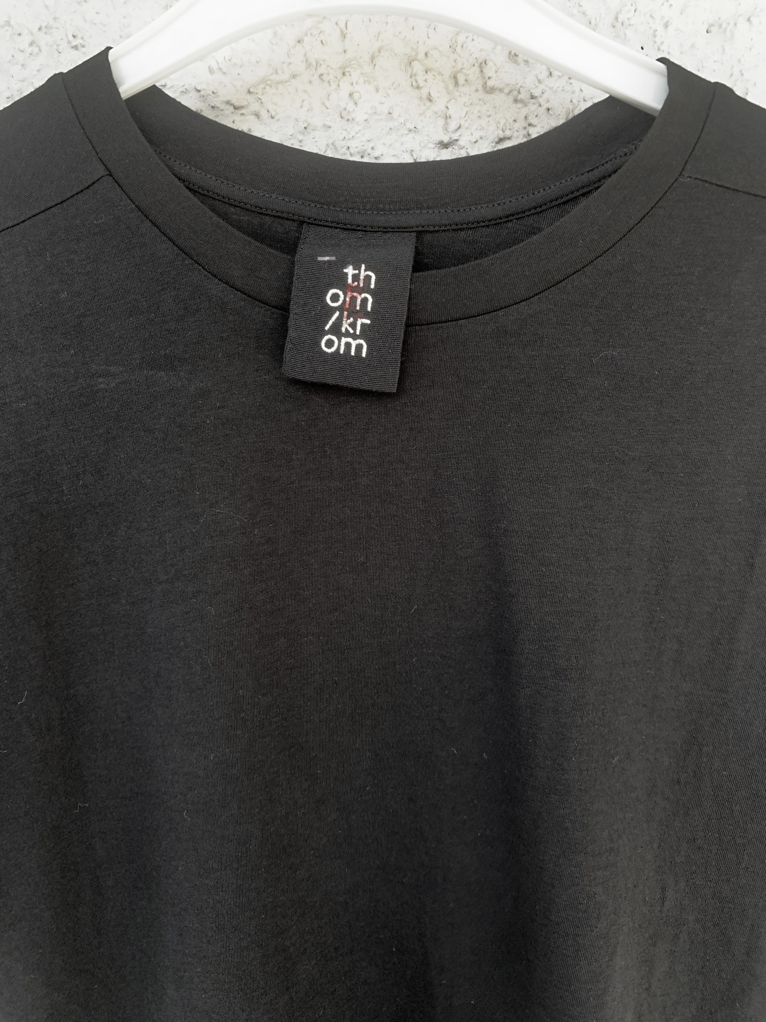 Thom Krom Thom Krom Men T-Shirt Black Cotton Size US S / EU 44-46 / 1 - 3 Thumbnail