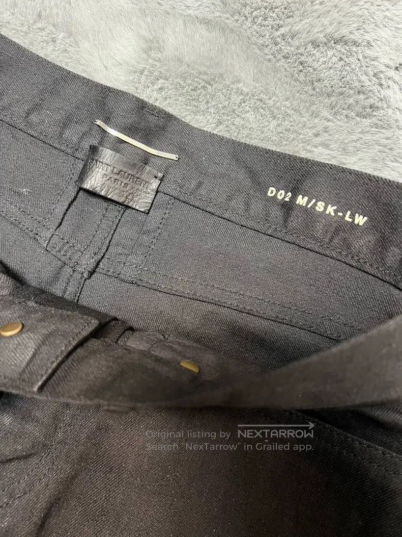 Saint Laurent Paris Saint Laurent Paris Black Basic Denim Jeans Size US 31 - 3 Thumbnail