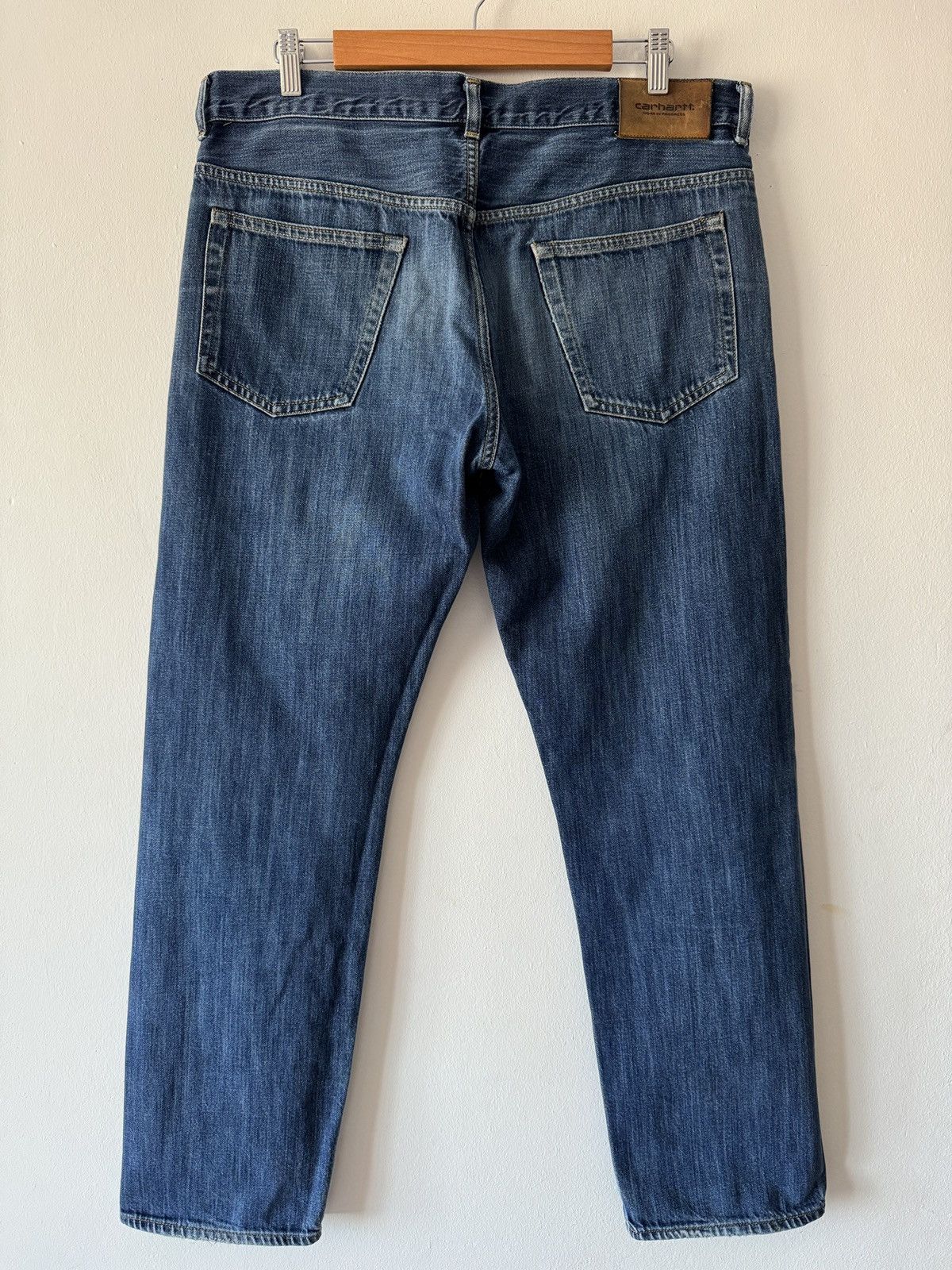 Carhartt 🔥🔥 Carhartt WIP Leyton Selvedge Jeans Size US 34 / EU 50 - 4 Thumbnail