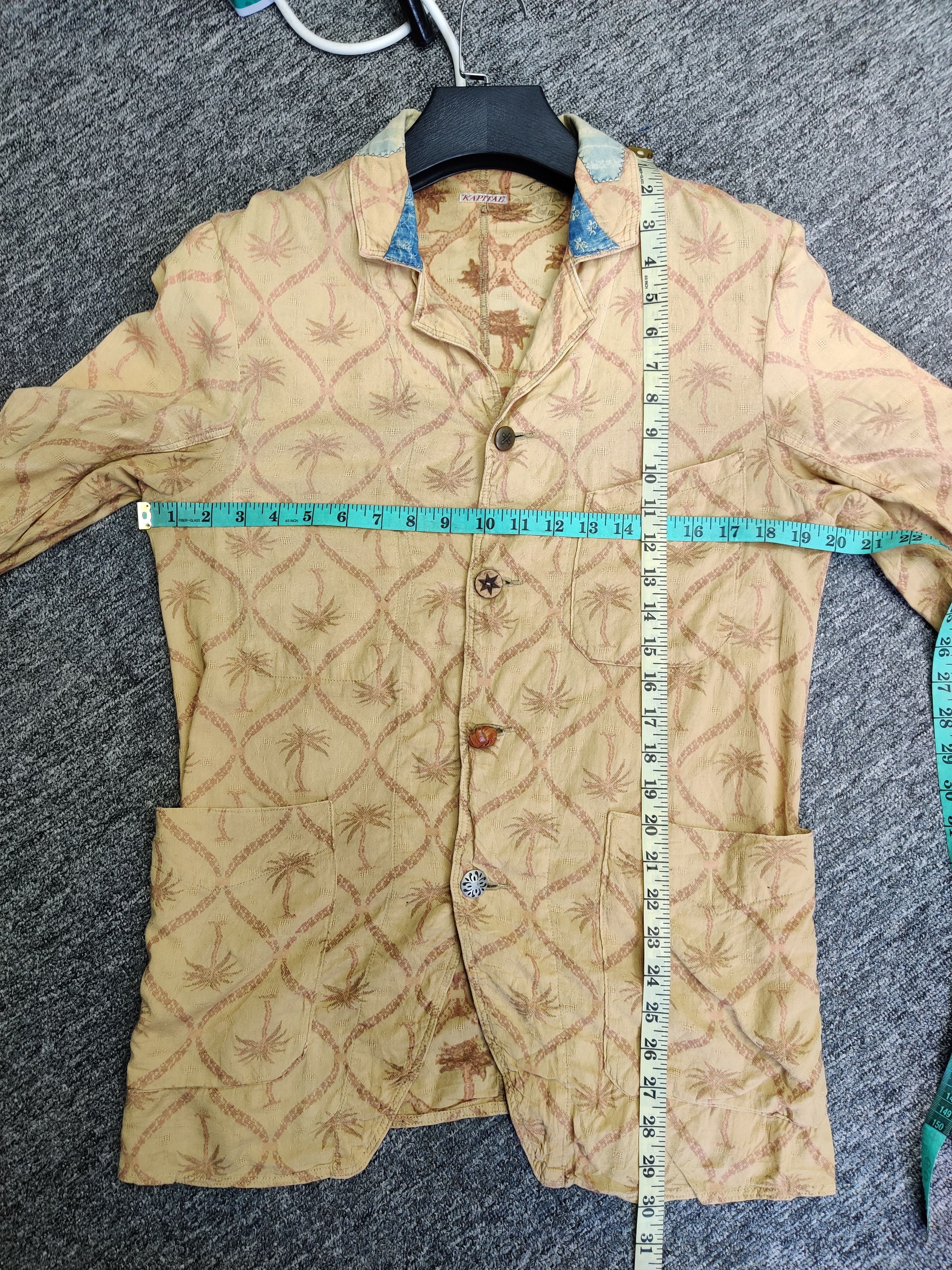 Kapital Vintage Kapital Woven Palm Tree Patchwork Jacket Size US M / EU 48-50 / 2 - 14 Thumbnail