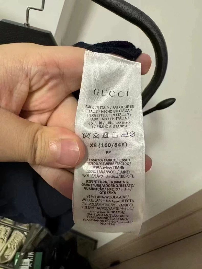 Gucci Gucci Letter pattern printed short-sleeved sweater 2502-Nex Size US XS / EU 42 / 0 - 4 Thumbnail