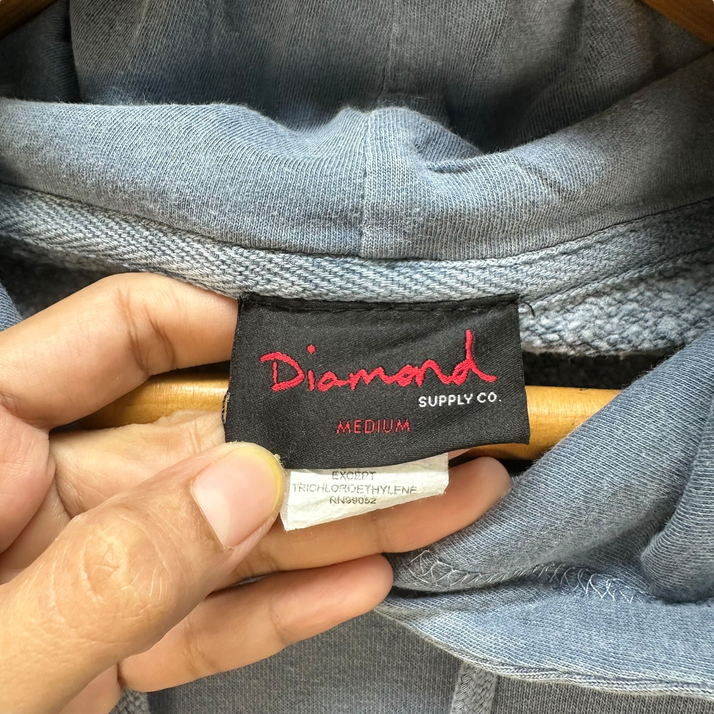 Diamond Supply Co. DIAMOND SUPPLY COMPANY EMBROIDEREY LOGO HOODIES #8713-022 Size US M / EU 48-50 / 2 - 8 Thumbnail