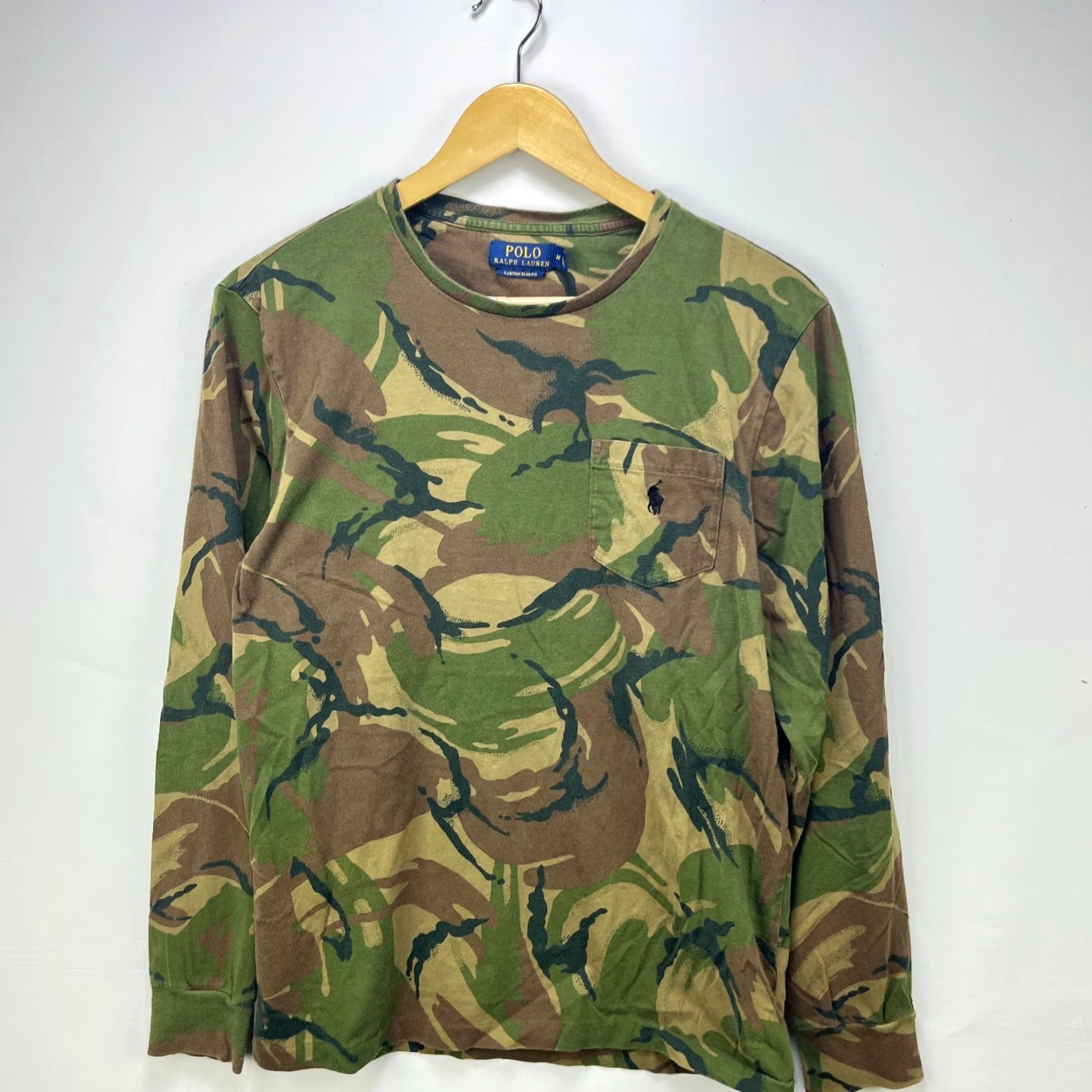 Ralph Lauren VINTAGE Polo Ralph Lauren Pony Ammo Long Sleeve Shirt M Green Mens Shirt Polo Ralph Lauren Pony Ammo Long Sleeve Vintage Green M Size US M / EU 48-50 / 2 - 2 Thumbnail