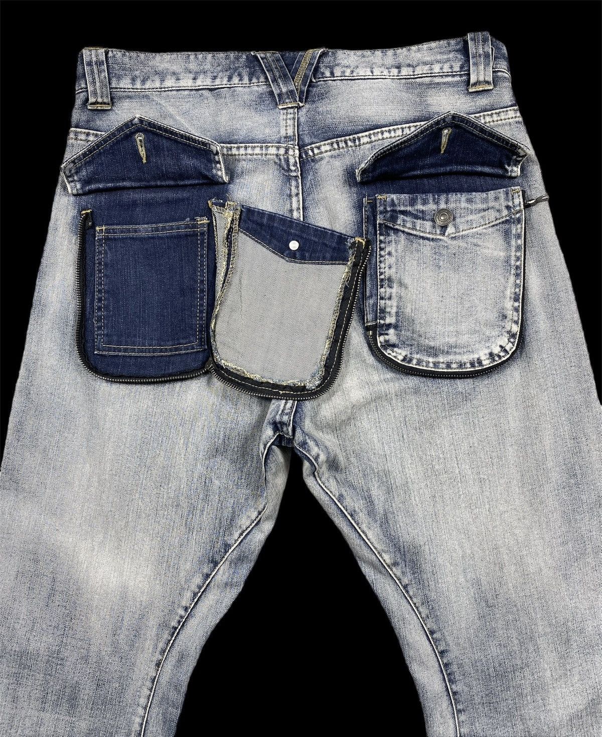 Hysteric Glamour × PPFM Extremely Aysmetrical Curves Denim By PPFM Size US 34 / EU 50 - 6 Thumbnail