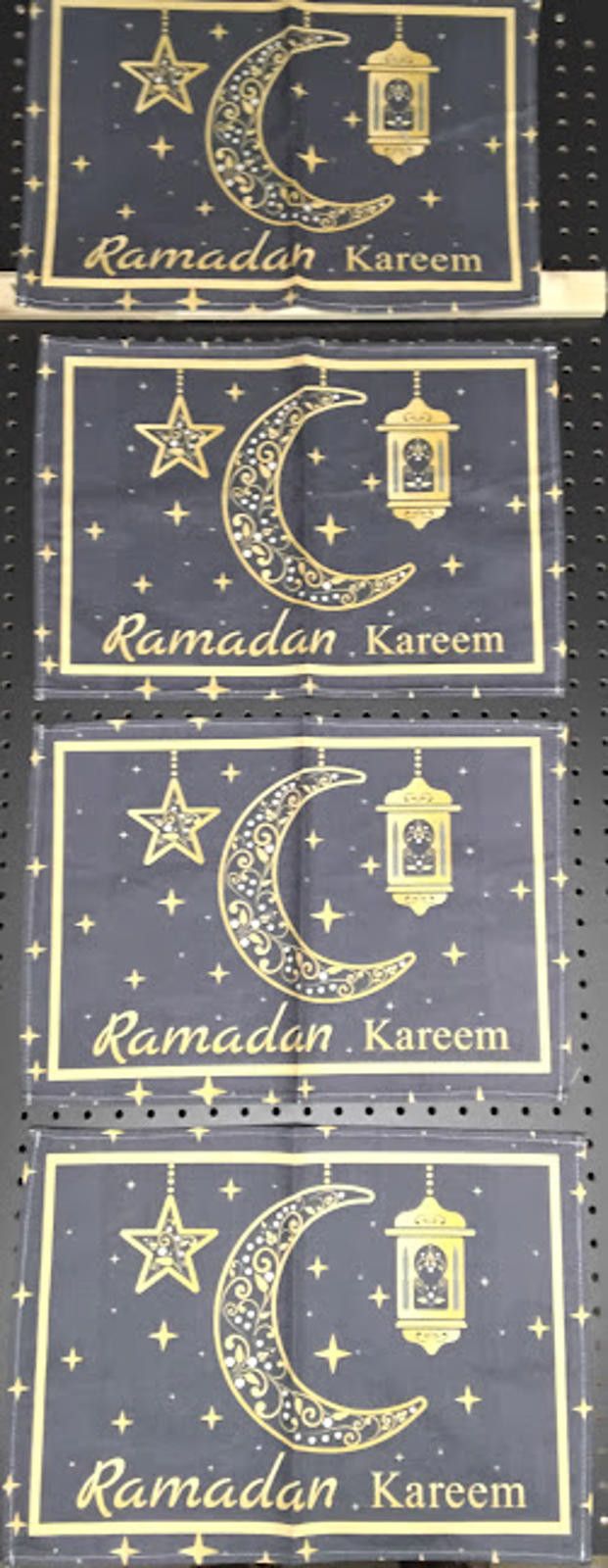 The Unbranded Brand Eid Al-Fitr Ramadan Kareem Placemats Set 12 x 18 inch Size ONE SIZE - 1 Thumbnail
