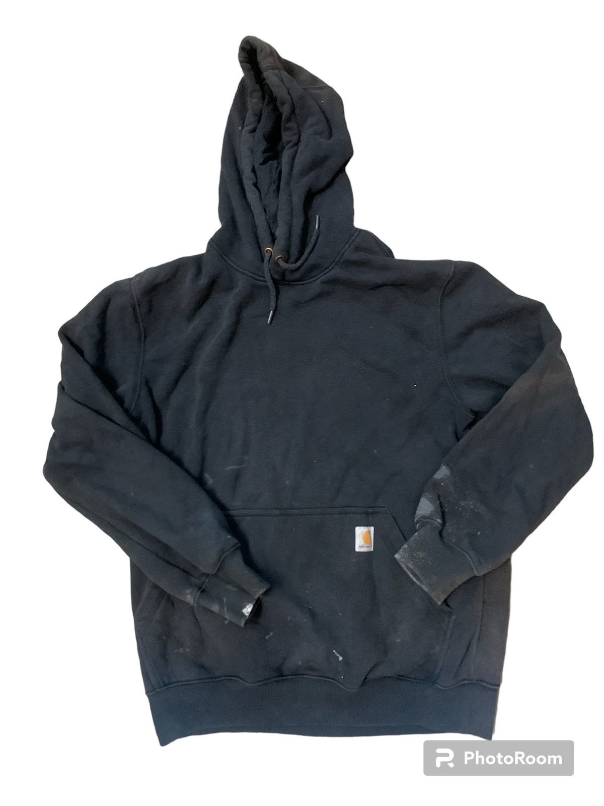 image of Carhartt Carhatt Sun Faded Rain Defening Hoodies in Black, Men's (Size Large)