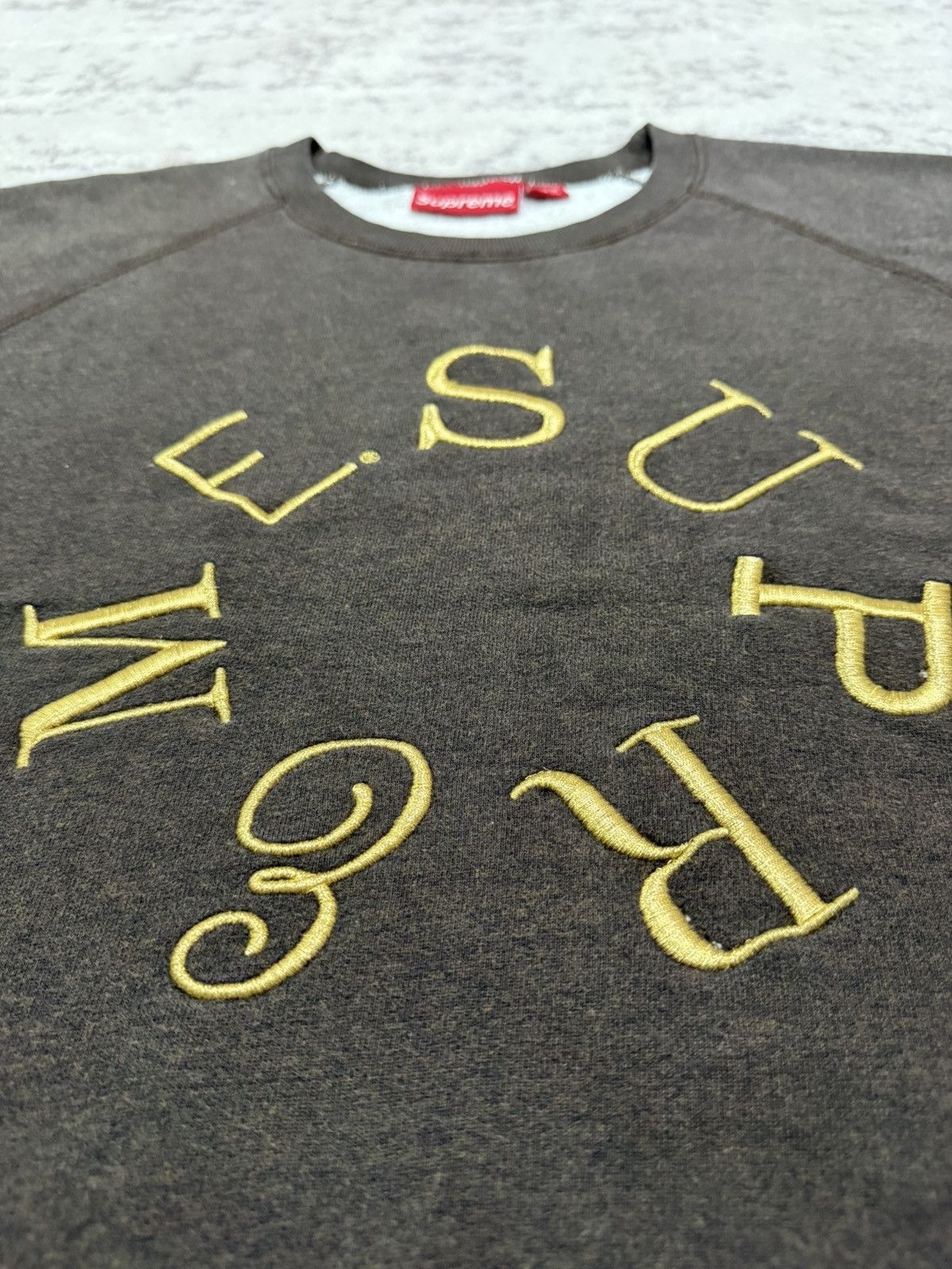 Supreme Supreme Circle Emroidery Logo Sweatshirt Size US XL / EU 56 / 4 - 7 Thumbnail