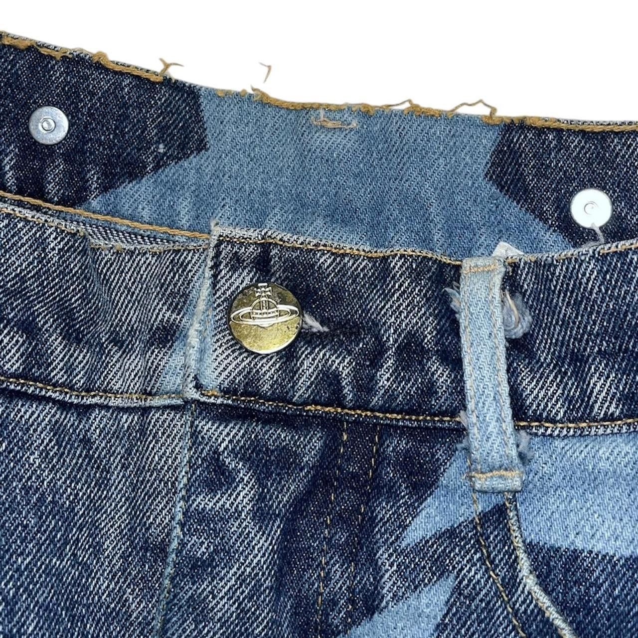 Vivienne Westwood Vintage 1986 S/S Mini-Crini Star Denim Miniskirt Size 26" / US 2 / IT 38 - 6 Thumbnail