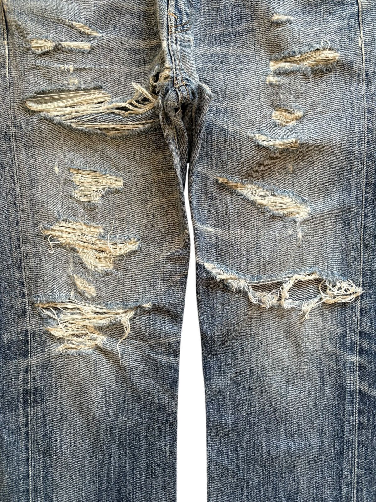 Levi's Vintage 90s Levis 501 Distressed Ripped Loose Jeans Size US 32 / EU 48 - 5 Thumbnail