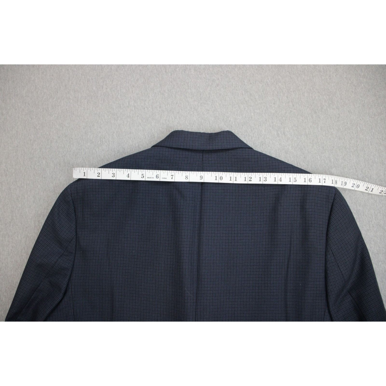Lauren Ralph Lauren Lauren Ralph Lauren Blazer Mens Size 40R Navy Blue Check Size 40R - 10 Thumbnail