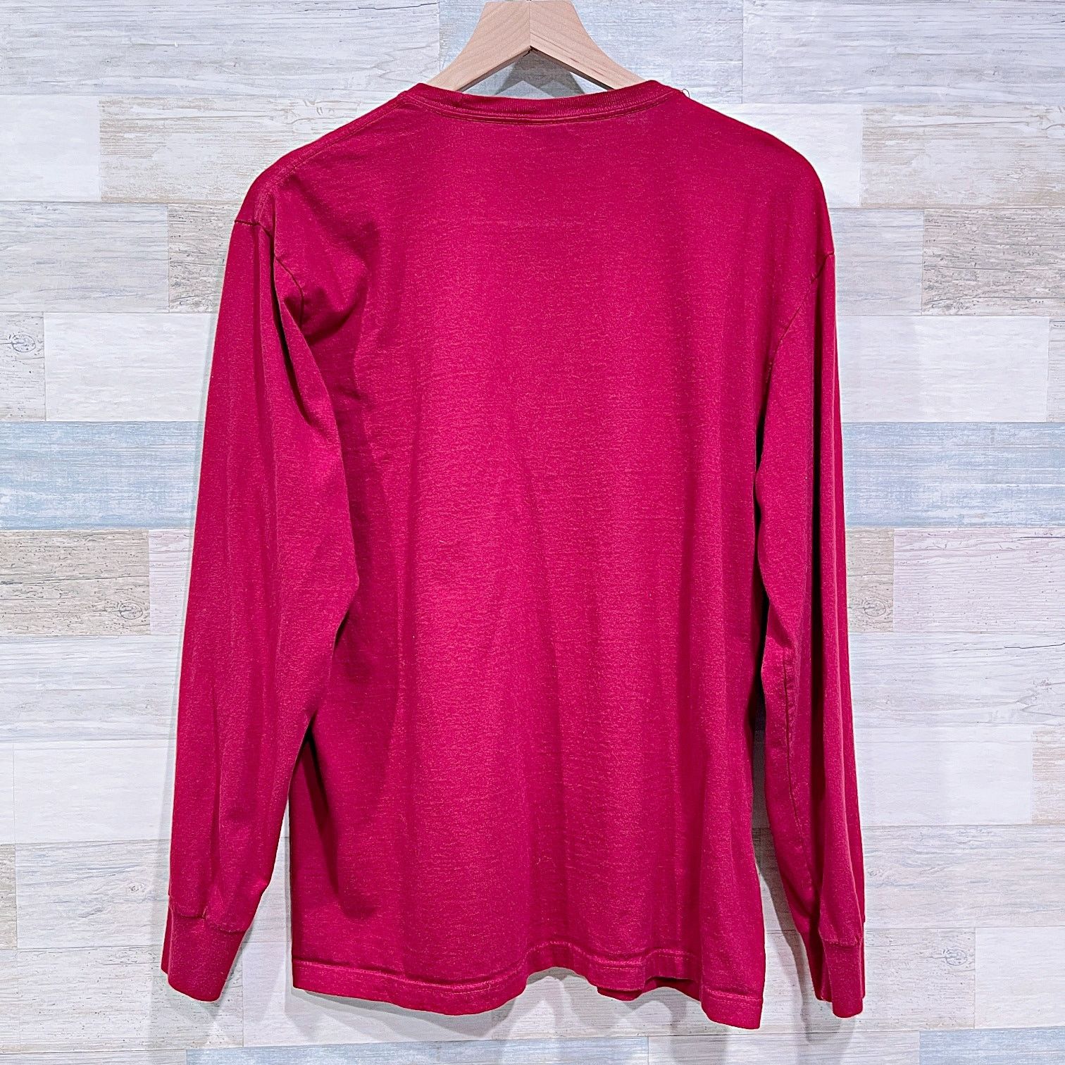 Polo Ralph Lauren POLO Ralph Lauren Vintage Long Sleeve Tee Red Mens Medium Size US M / EU 48-50 / 2 - 3 Thumbnail