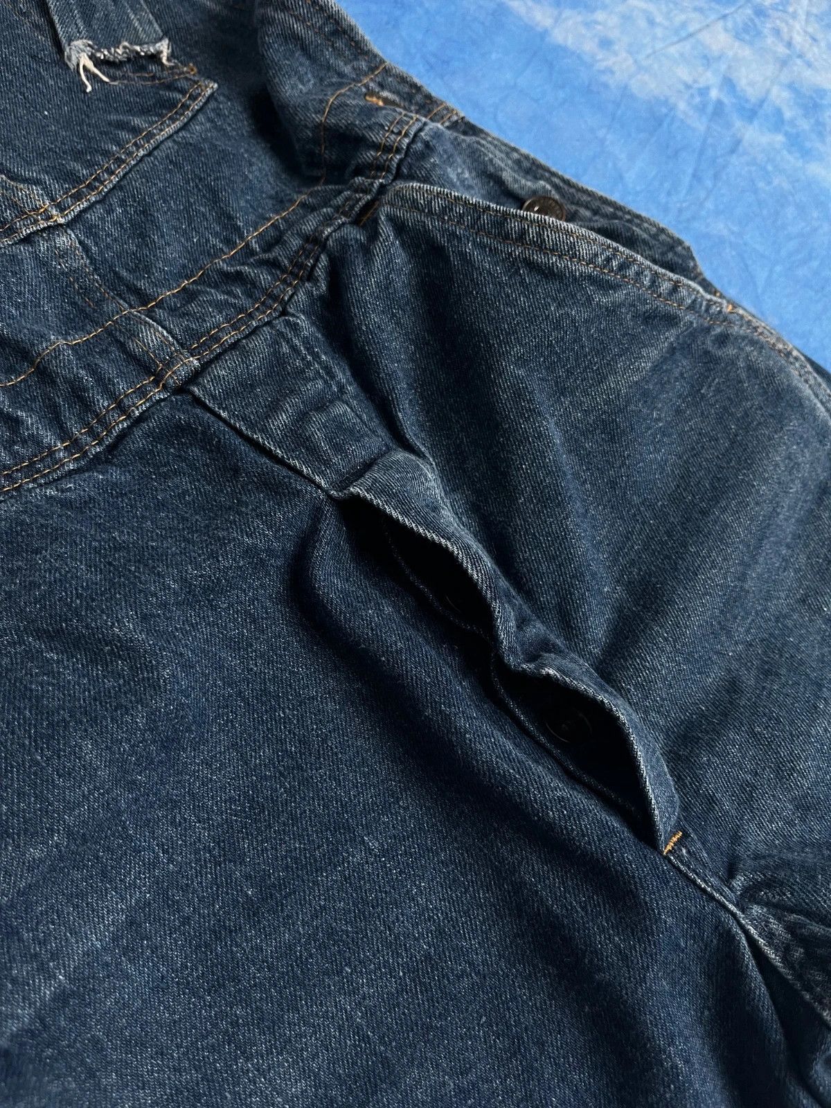 Levi's Vintage 80s Levi's Plowboy Farmers Mechanics Miners Overall Size US 27 - 12 Thumbnail