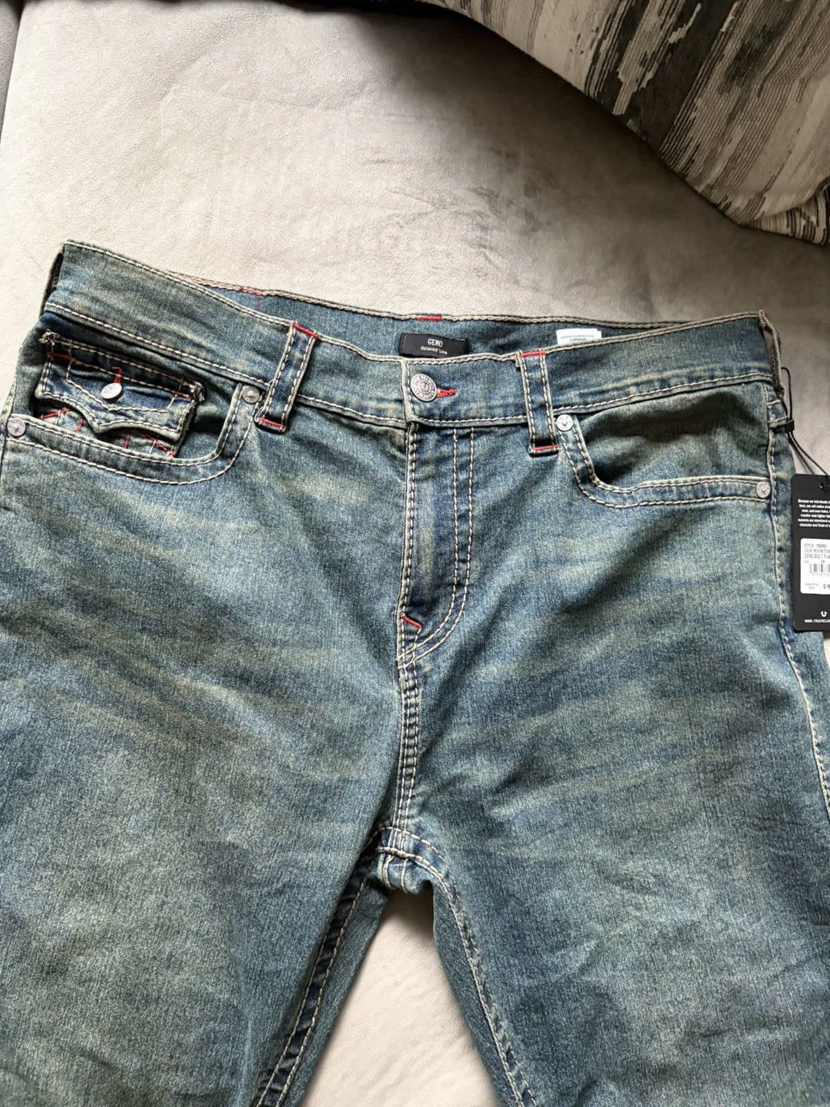 True Religion Geno Big T Flap Slim Size US 38 / EU 54 - 3 Thumbnail