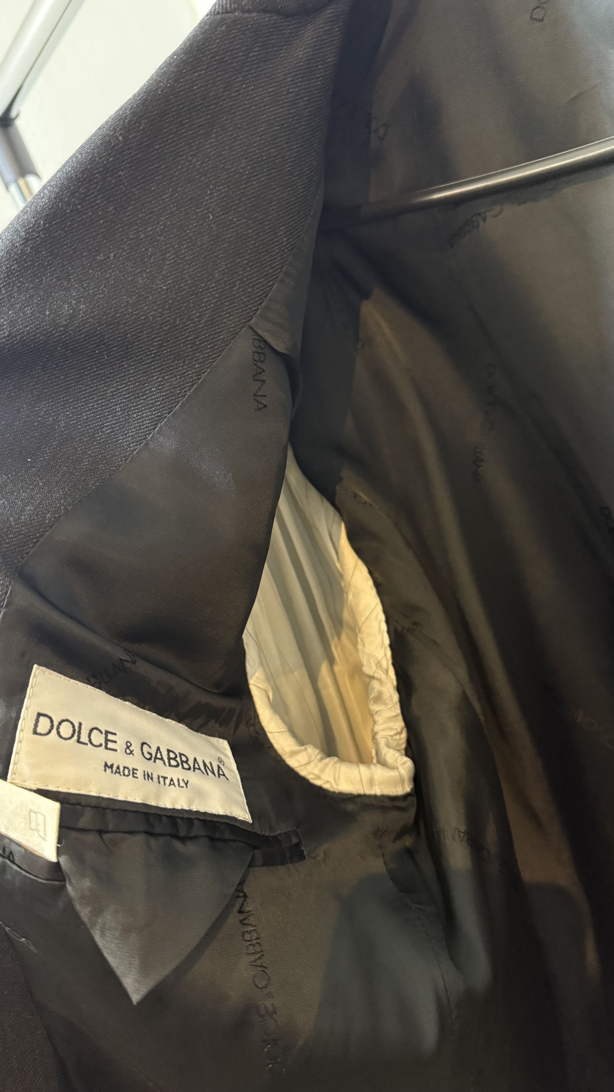 Dolce & Gabbana Dolce & Gabbana men's anthracite wool suit jacket Size 46R - 5 Thumbnail