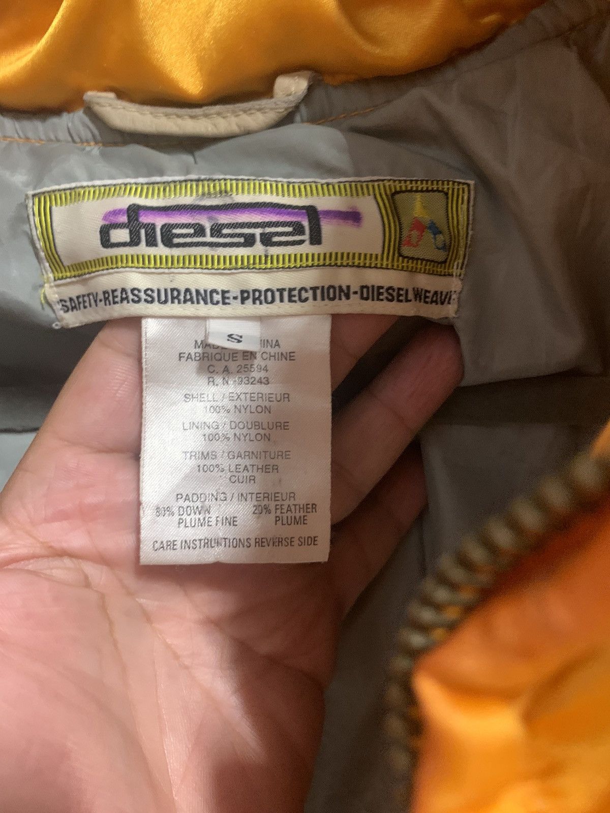 Diesel Down puffer jacket with hoodie Size US S / EU 44-46 / 1 - 6 Thumbnail