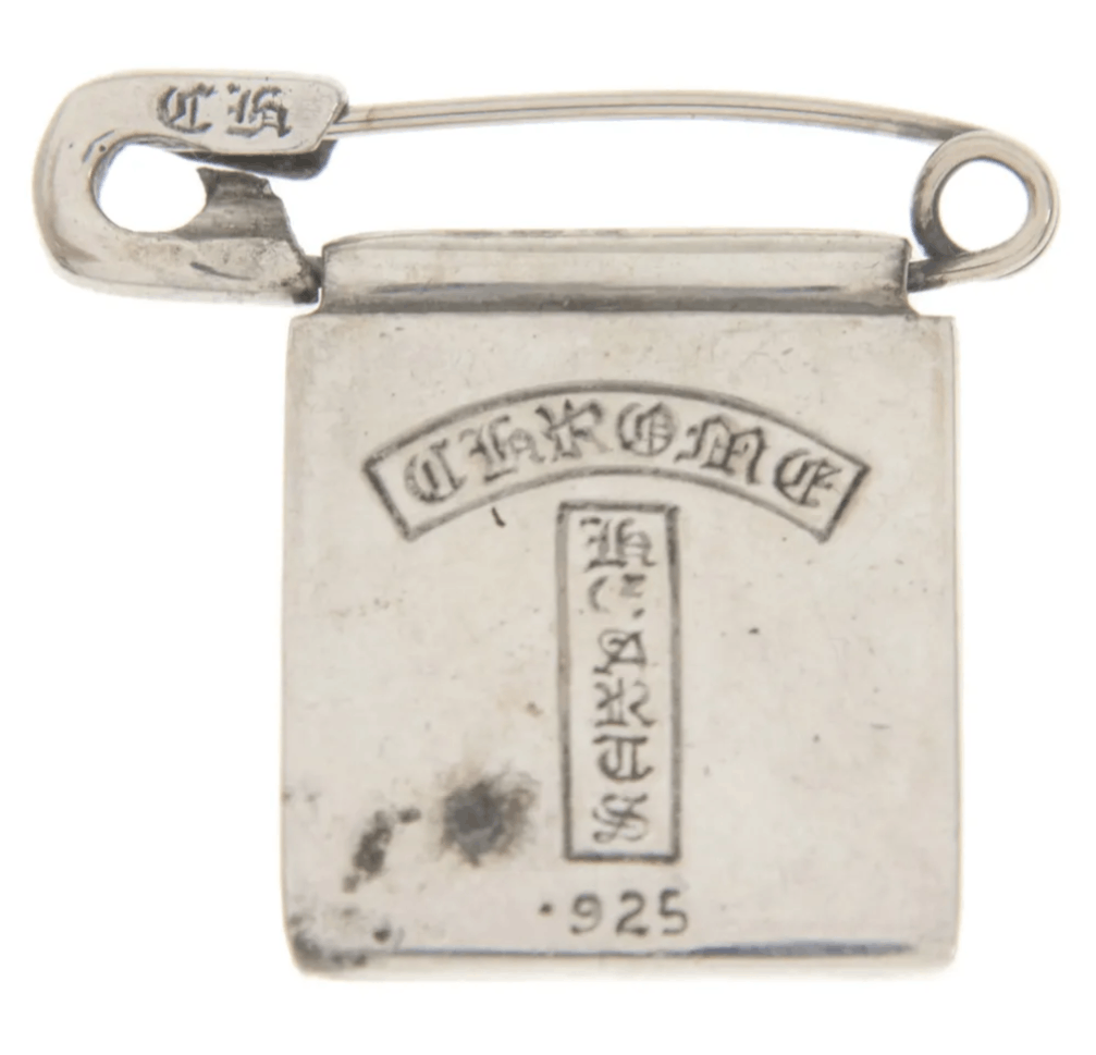 Chrome Hearts SAFETY PIN FRMD Osaka Limited Frame Pin Badge Silver Size ONE SIZE - 2 Thumbnail