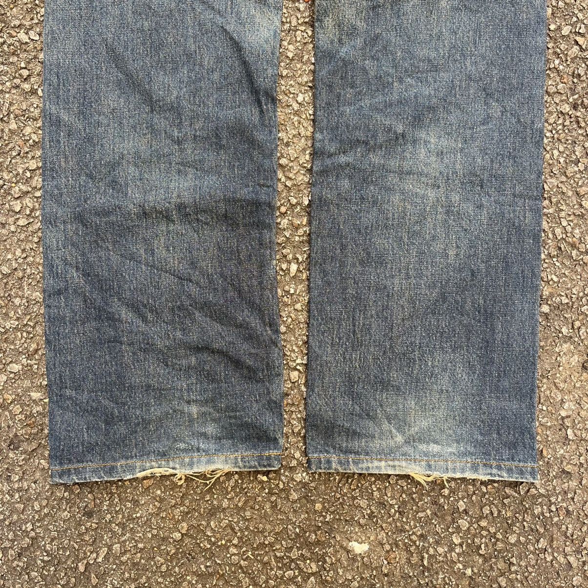 Hysteric Glamour VINTAGE EDWIN 505X SELVEDGE MUDWASH RUSTY DISTRESSED DENIM Size US 31 - 12 Thumbnail