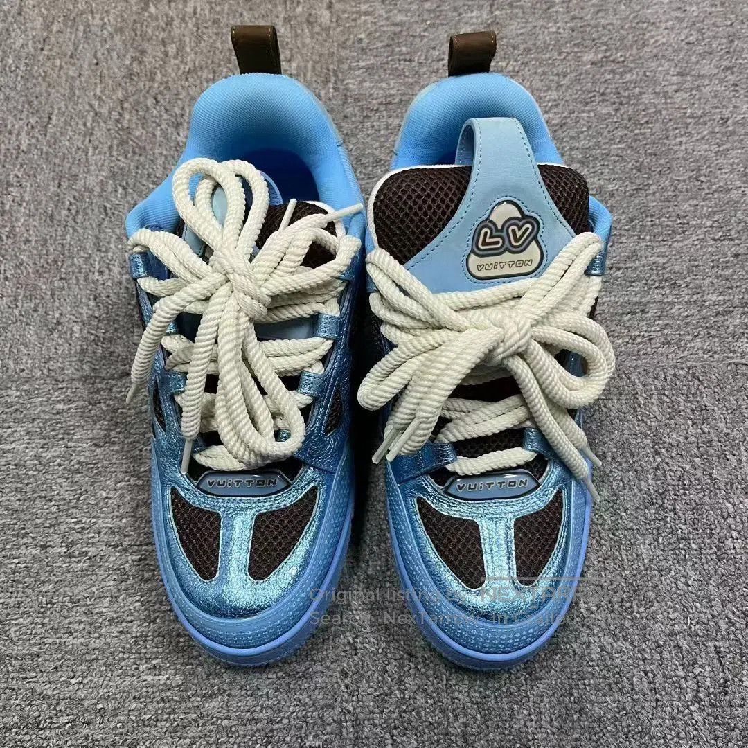 Louis Vuitton louis vuitton blue low. Size US 6 / EU 39 - 3 Thumbnail