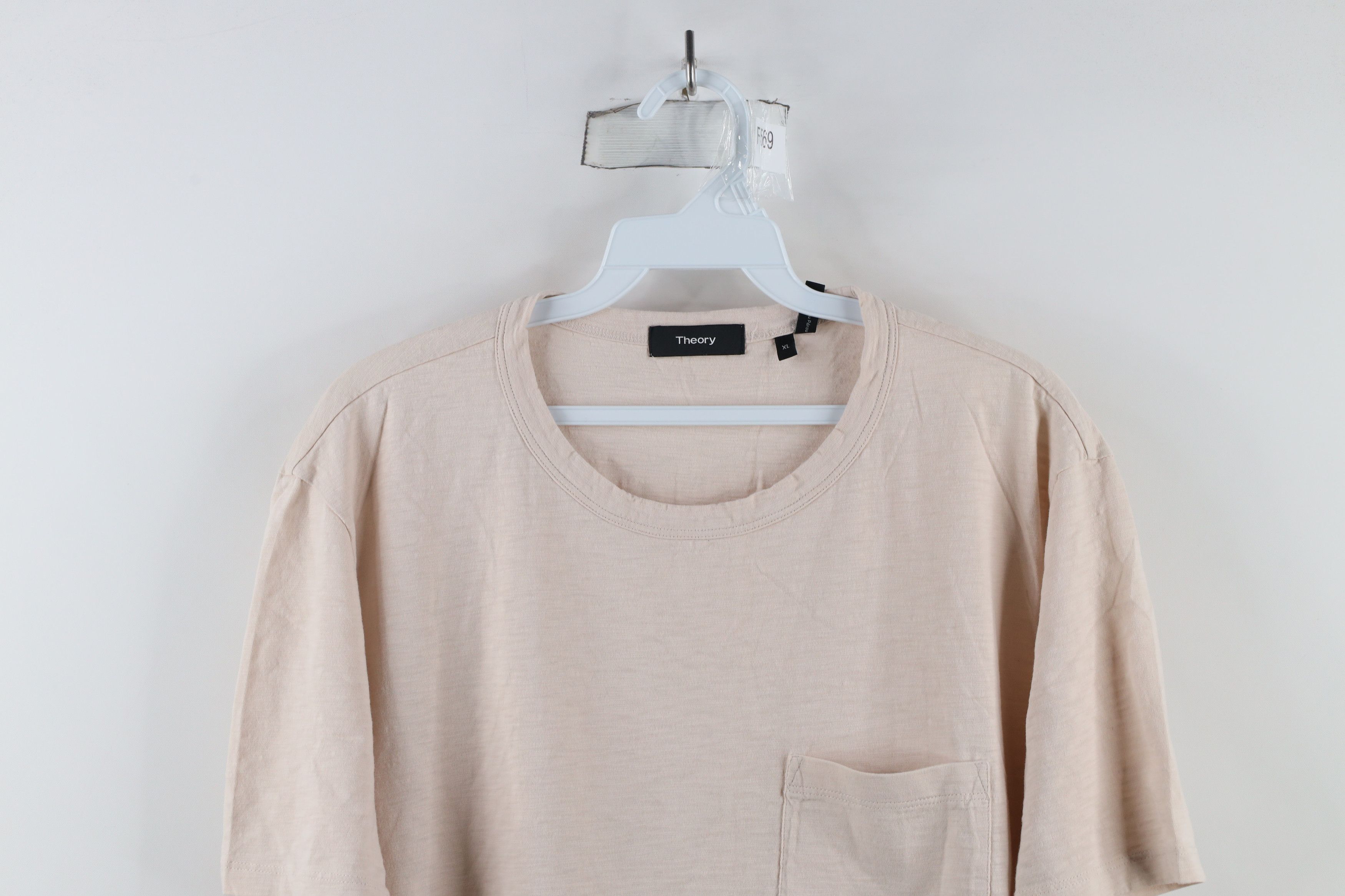 Theory × Vintage Theory Tee Short Sleeve Jersey Knit T-Shirt Cosmos Pink Size US XL / EU 56 / 4 - 2 Thumbnail