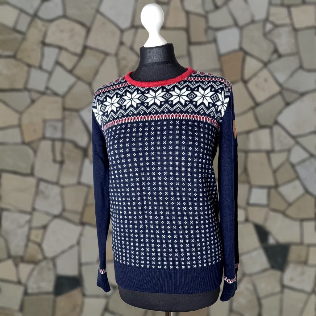Dale Of Norway Dale of Norway Jumper Womens Pullover Size M 100% Merino Wool Multicoloured Round Neck Knit Shirt Womens Size M / US 6-8 / IT 42-44 - 1 Thumbnail