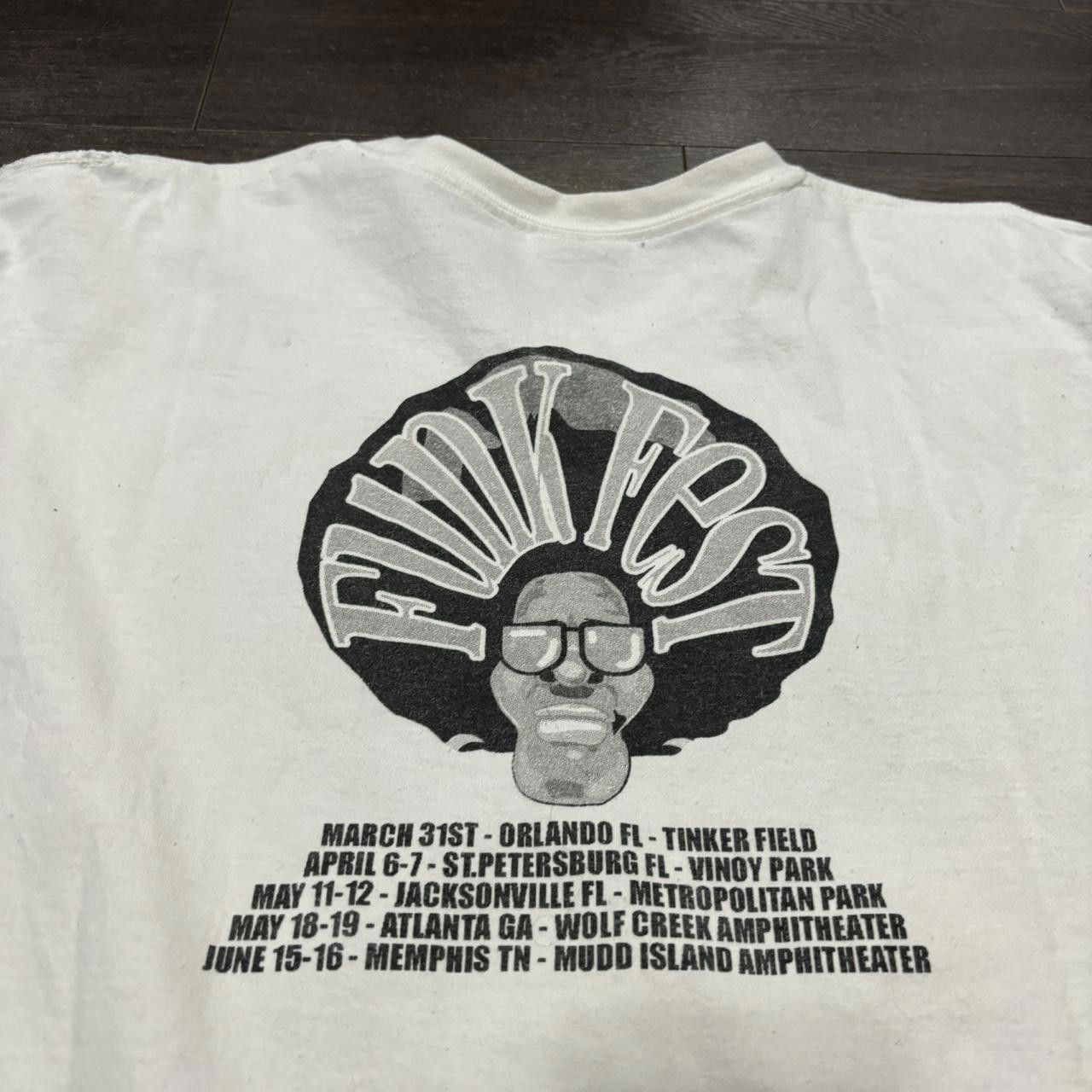 Designer vintage funk fest we want the funk t shirt 2012 XXXL Size US XXL / EU 58 / 5 - 4 Thumbnail
