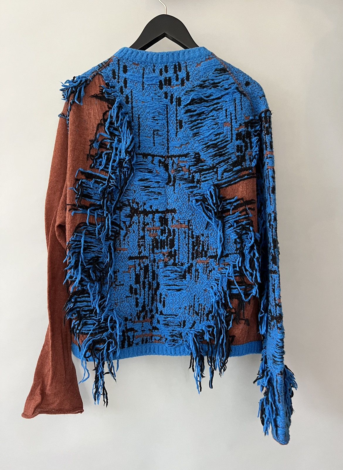 Acne Studios Acne Studios Tri-coloured Sweater Blue Melange Size US M / EU 48-50 / 2 - 2 Thumbnail