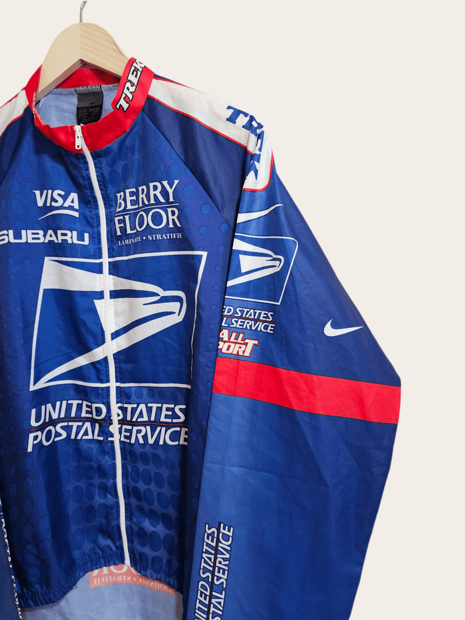 Nike Nike Cycling Jacket USPS Visa Subaru Size US XL / EU 56 / 4 - 3 Thumbnail