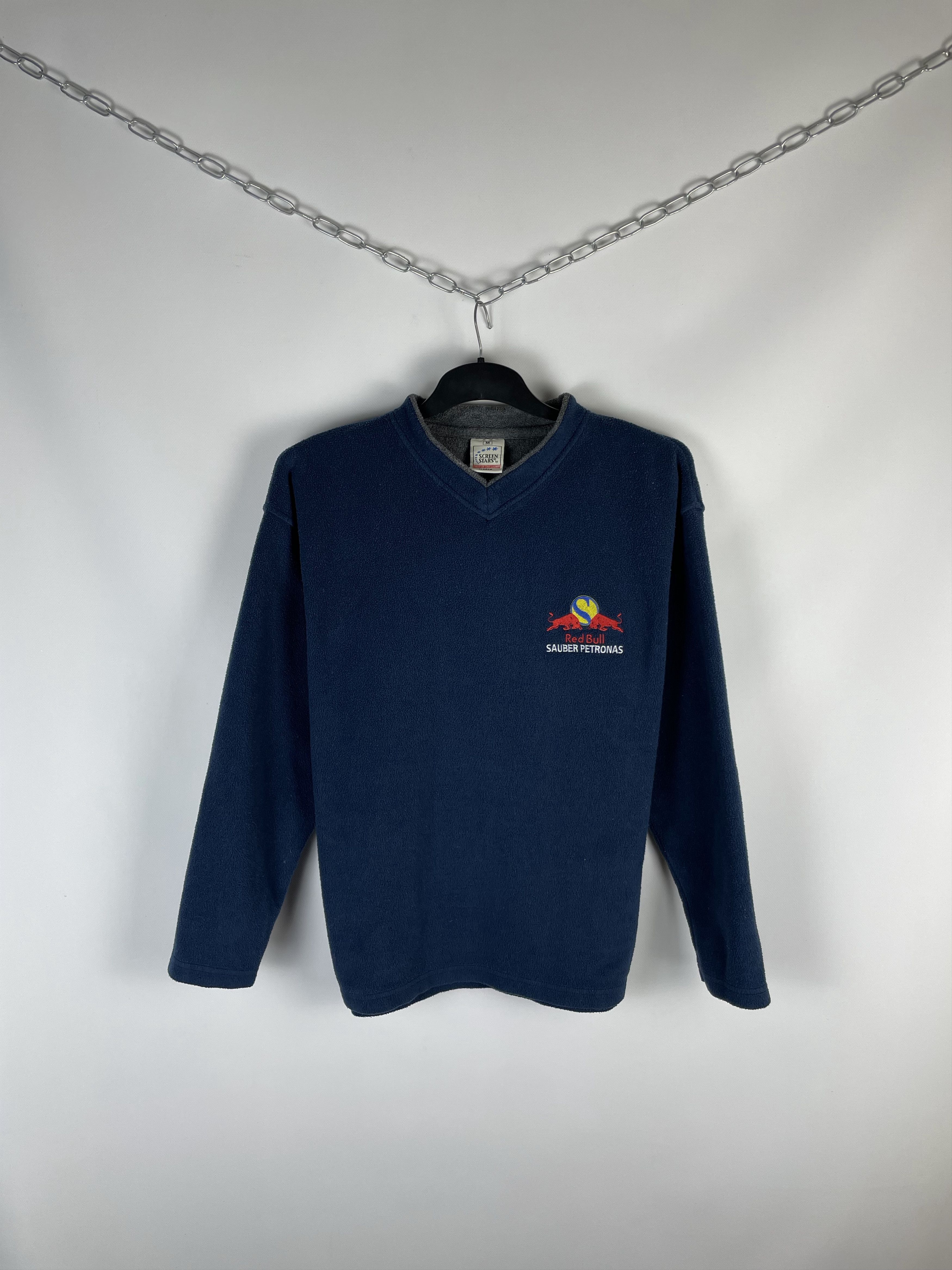 Other Vintage 90s Red Bull Sauber Petronas Fleece Sweatshirt Size US M / EU 48-50 / 2 - 1 Thumbnail