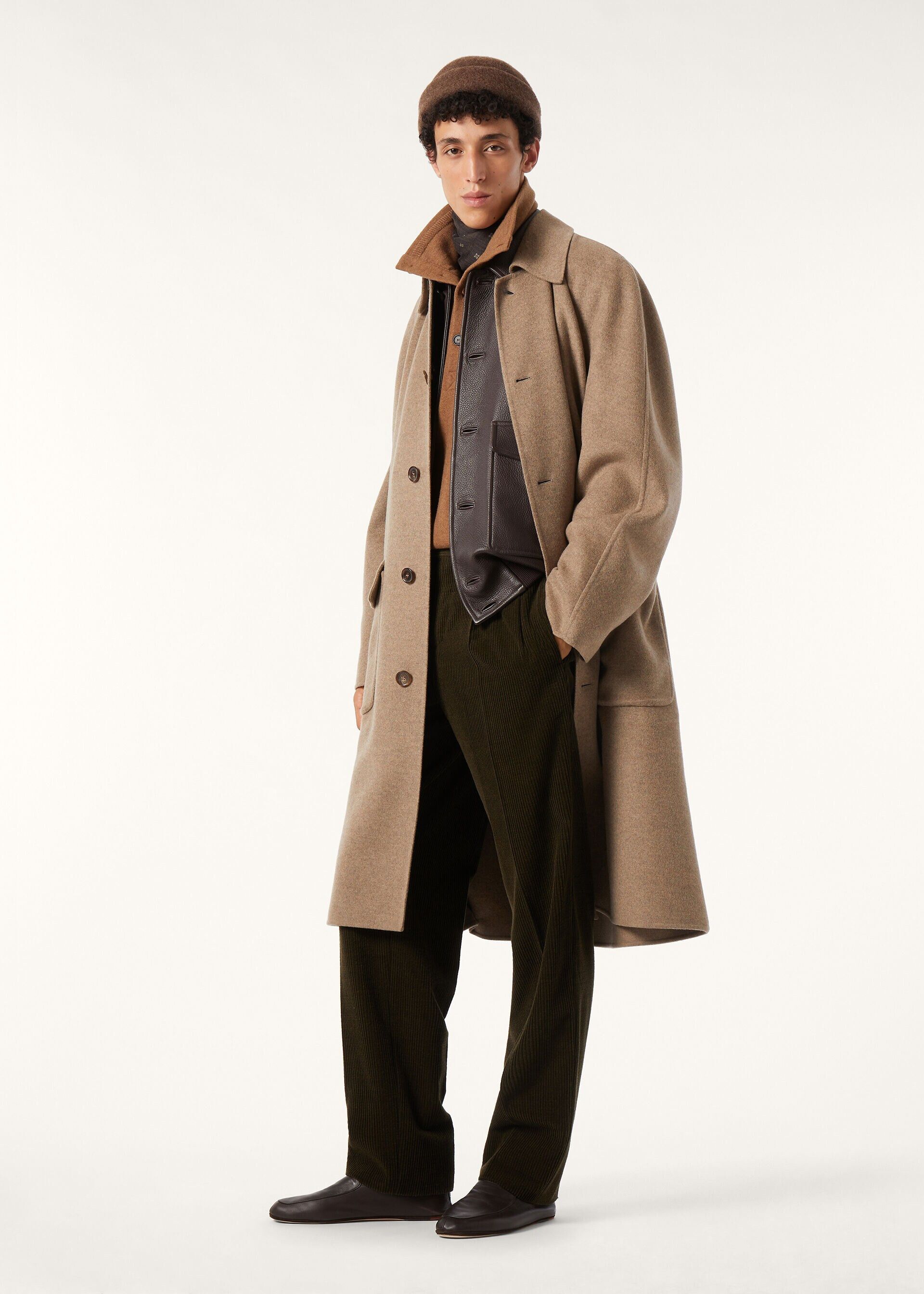 Loro Piana os11x0226 FAQ5706 Owen Coat in Licorice Root Melange Size US S / EU 44-46 / 1 - 2 Thumbnail