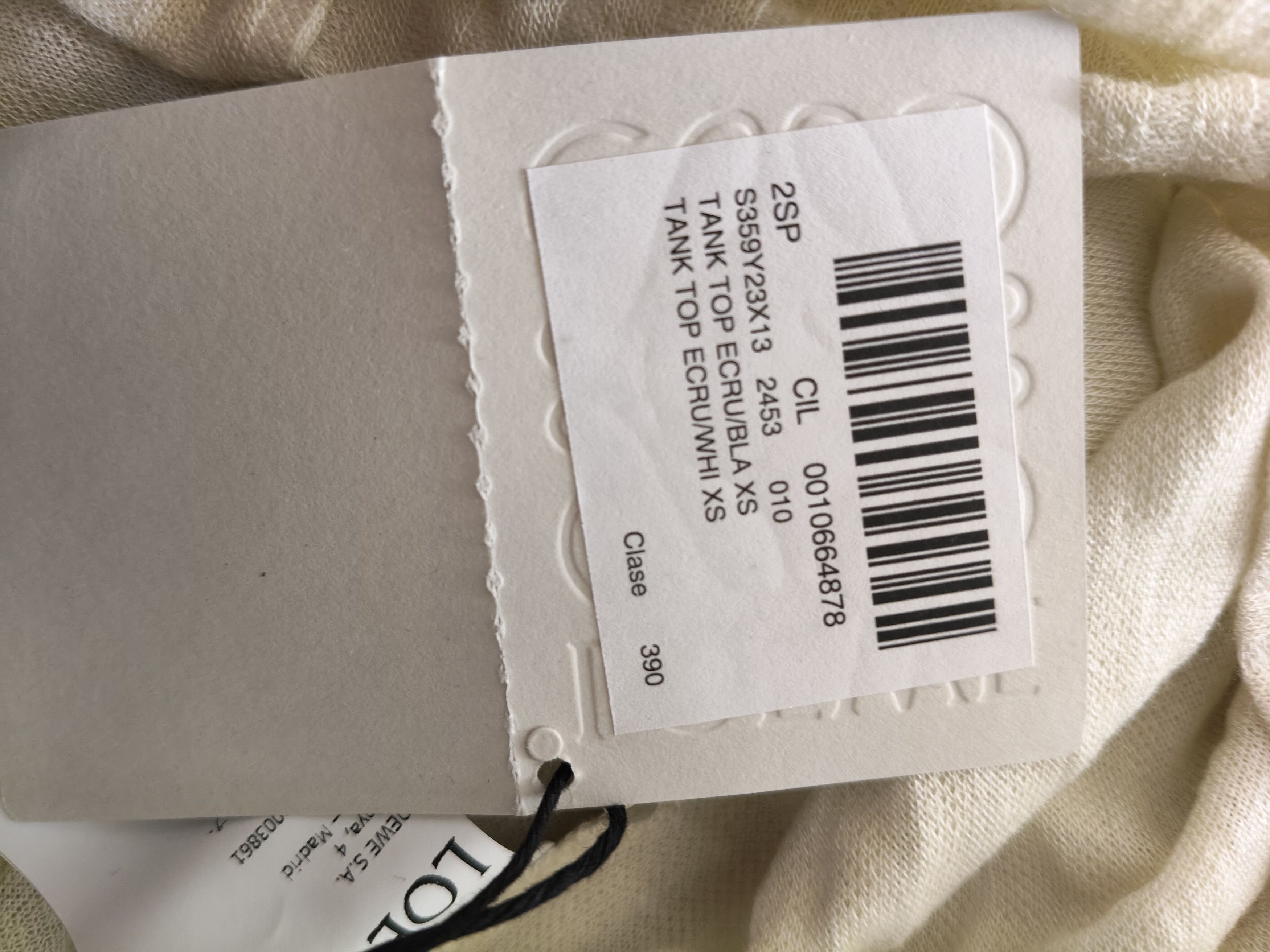 Loewe Silk and cotton rib tanktop brand new with tags Size XS / US 0-2 / IT 36-38 - 8 Thumbnail
