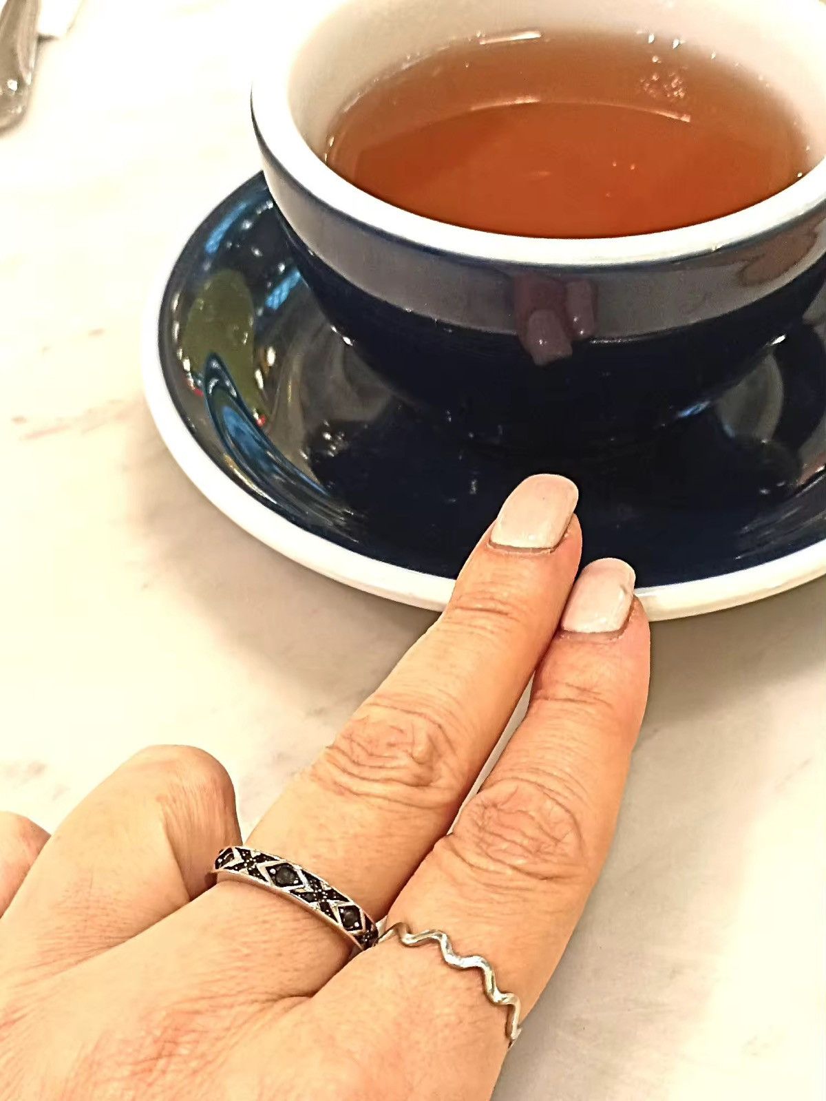Vintage Black Asian Ornament Ring (size 7-9) Size ONE SIZE - 6 Thumbnail