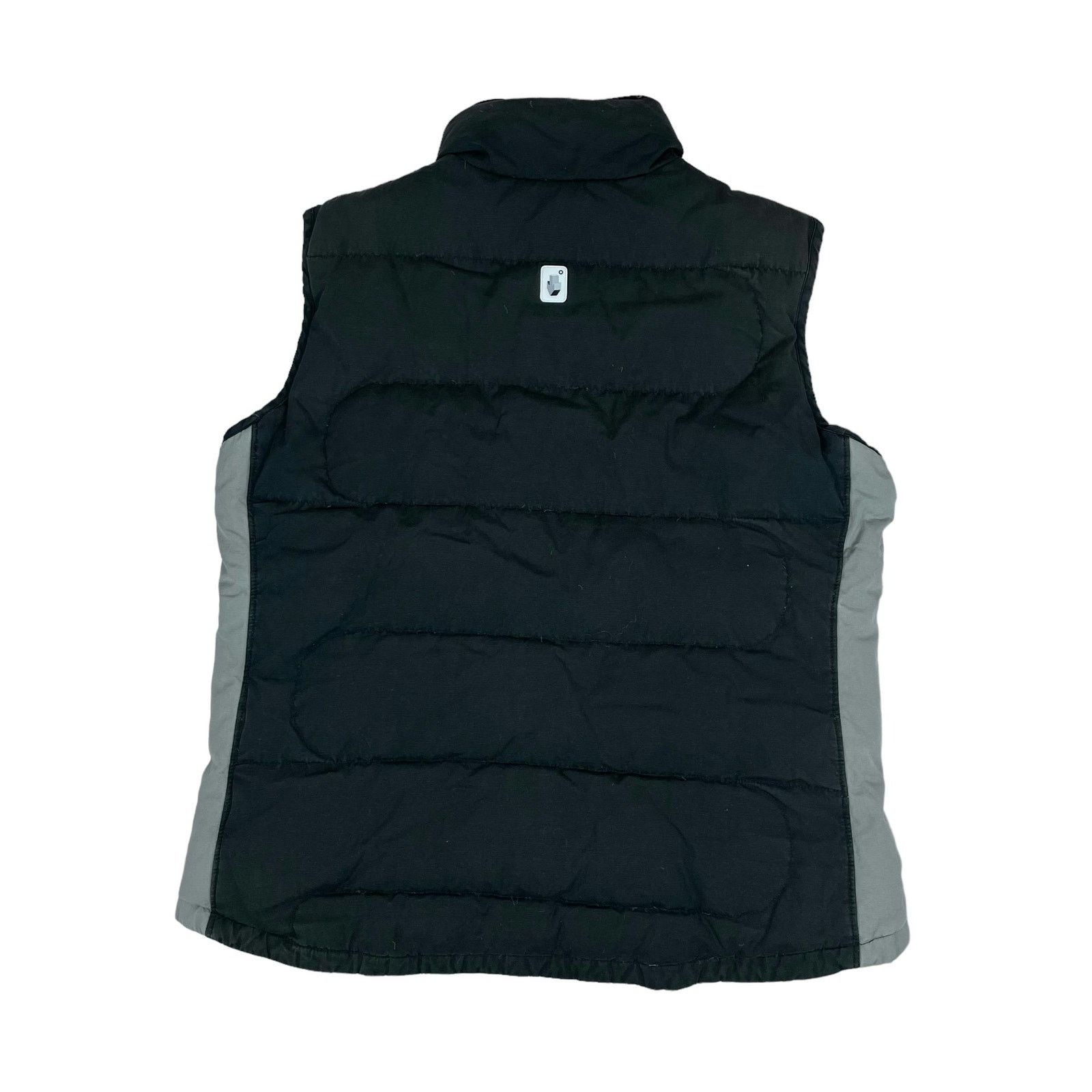 Nike × Vintage Nike Womens Black Gray Gilet Embroidered Swoosh Down Vest XL Size XL / US 12-14 / IT 48-50 - 11 Thumbnail