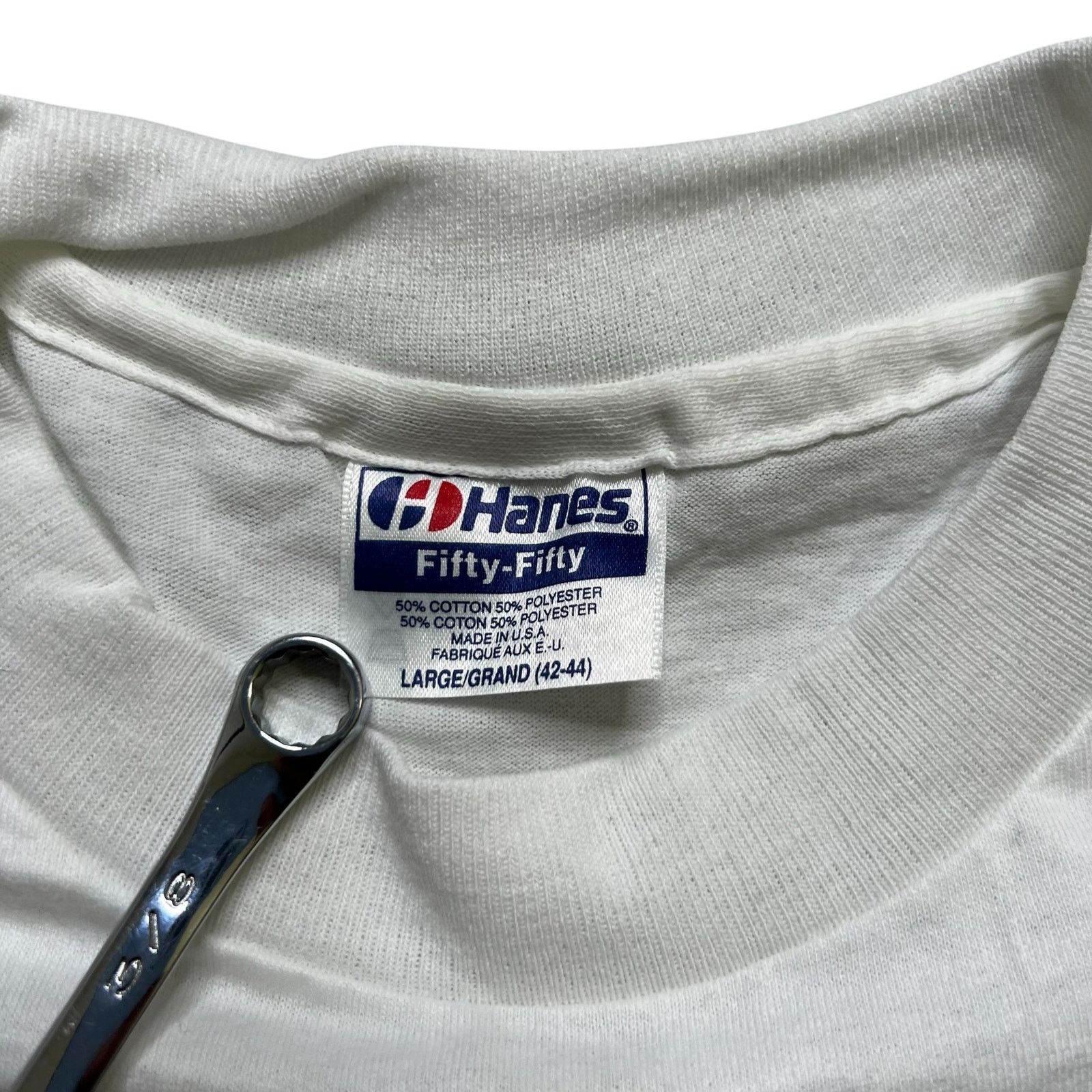 Hanes Vintage Hanes “Change and Growth” Graphic T-Shirt White Sz L Size US L / EU 52-54 / 3 - 3 Thumbnail