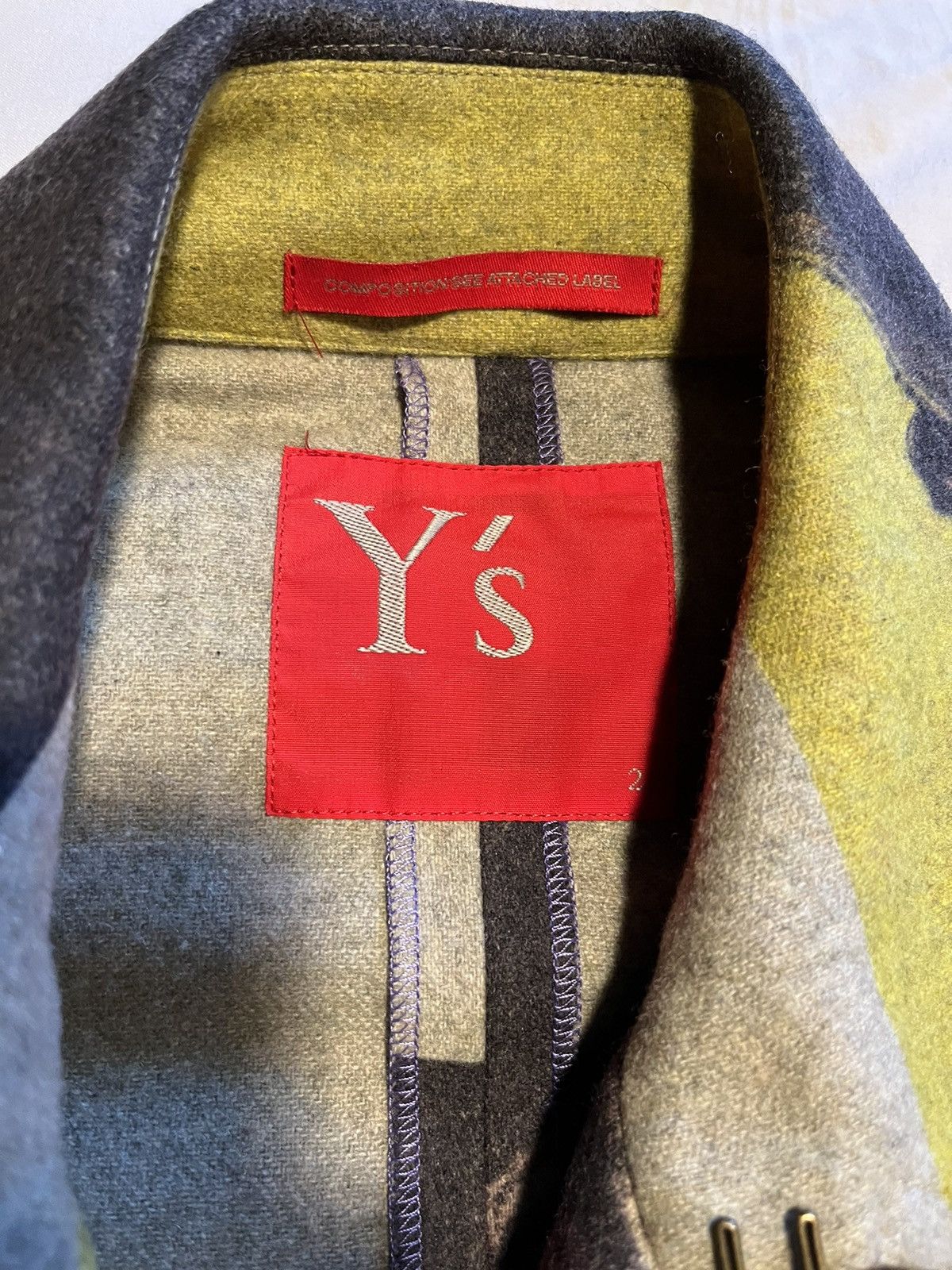 Y's × Y's for Men × Yohji Yamamoto Y’s Yohji Yamamoto double-breasted wool coat/jacket. Size US S / EU 44-46 / 1 - 5 Thumbnail