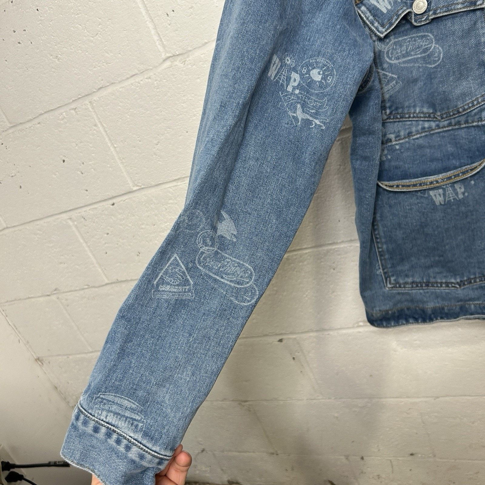 Carhartt Carhartt WIP Denim Stamp Print Jacket “Blue” 1033743 Size US M / EU 48-50 / 2 - 8 Thumbnail