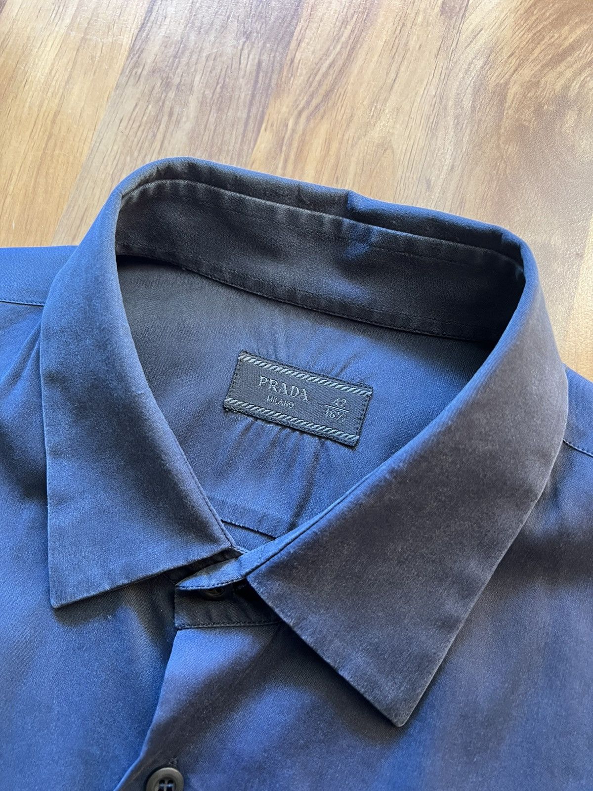 Prada Prada stretch cotton shirt men's size L Size US L / EU 52-54 / 3 - 3 Thumbnail