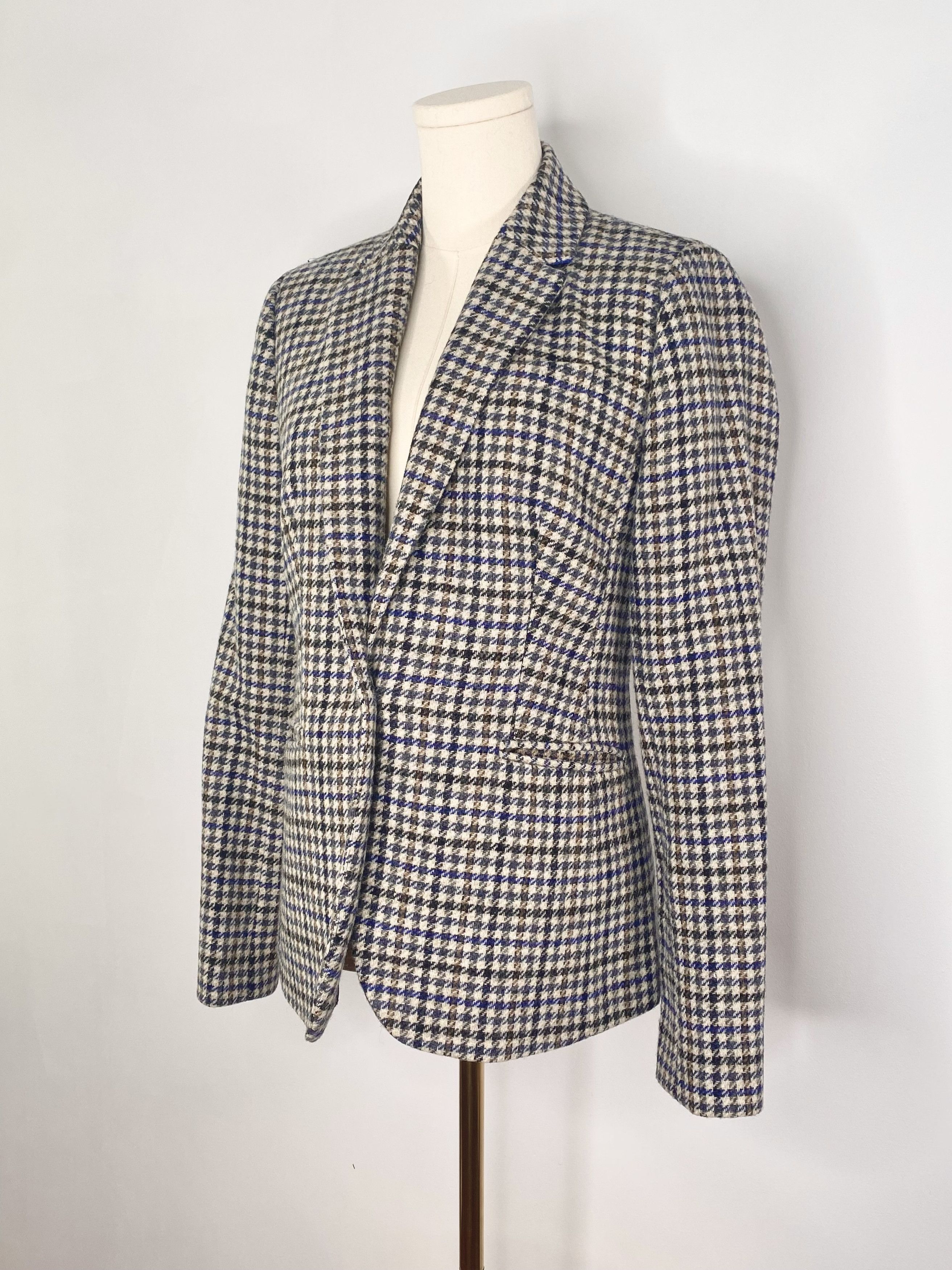 J.Crew J Crew - Houndstooth Blazer Coat Size M / US 6-8 / IT 42-44 - 4 Thumbnail