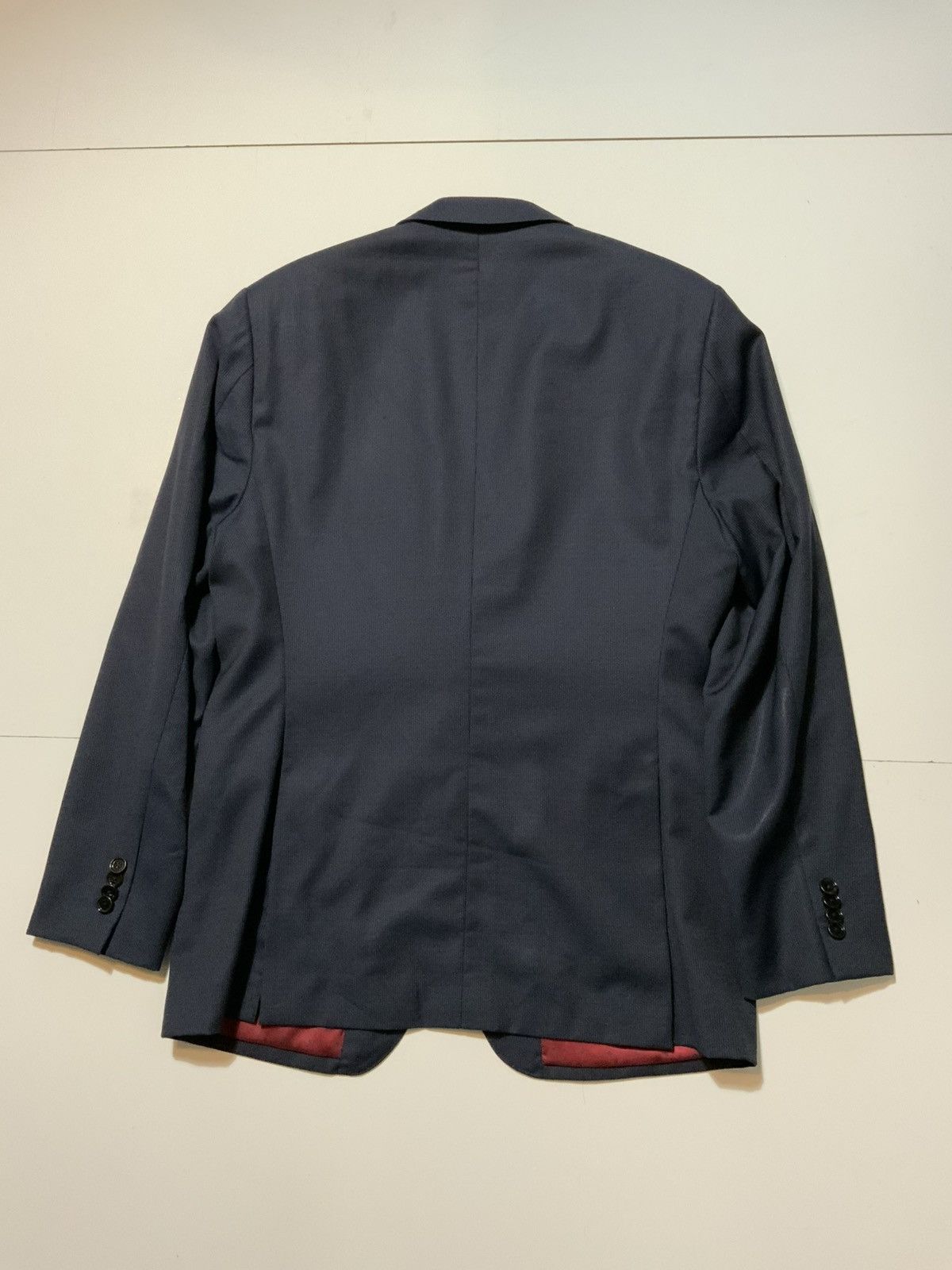 Indochino Indochino Navy Striped Wool Tuxedo Sportscoat Blazer Jacket Size US S / EU 44-46 / 1 - 2 Thumbnail