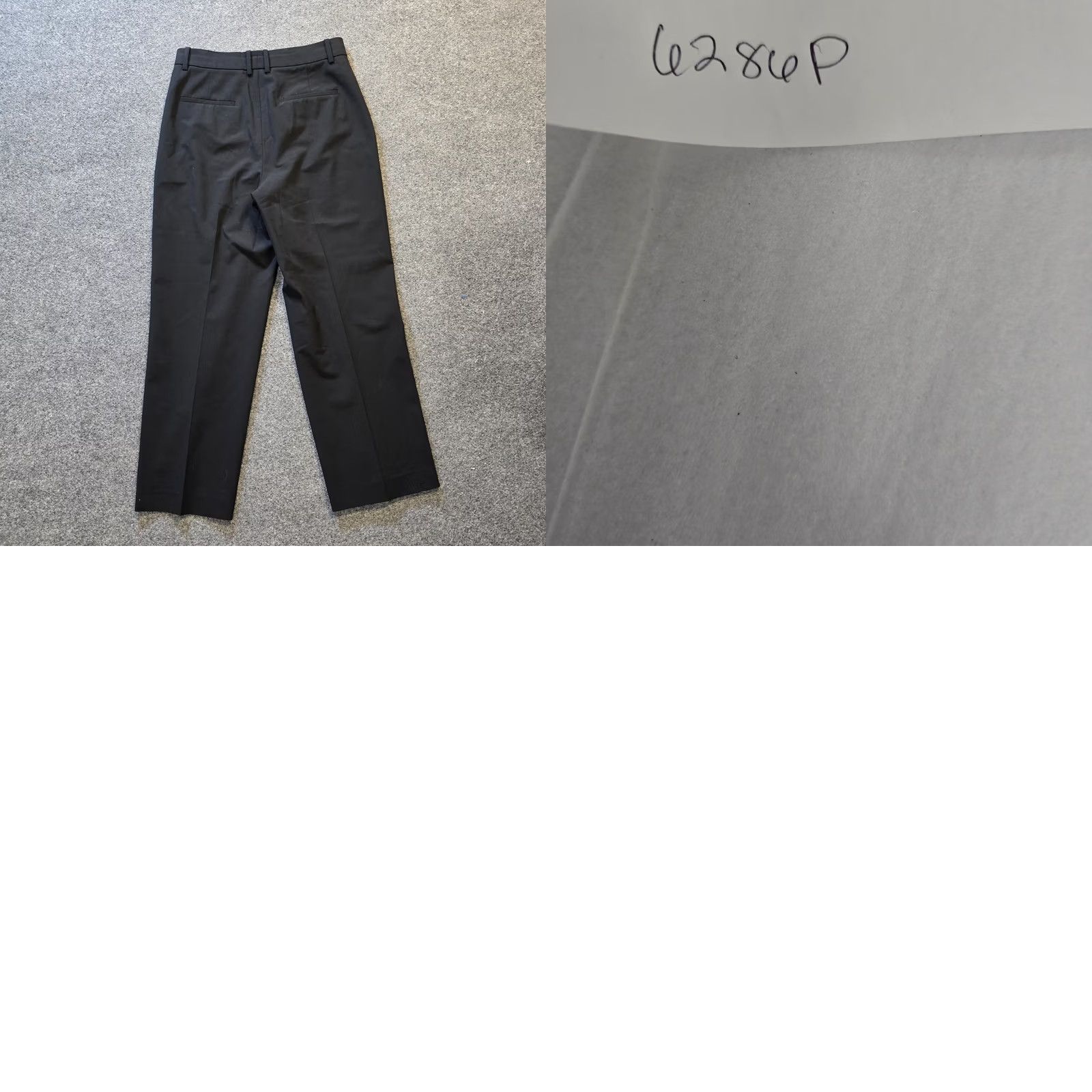 Theory Theory Pants Womens Size 6 Black Straight Leg Flat Front Career Casual Dress Pants Size 28" / US 6 / IT 42 - 8 Thumbnail