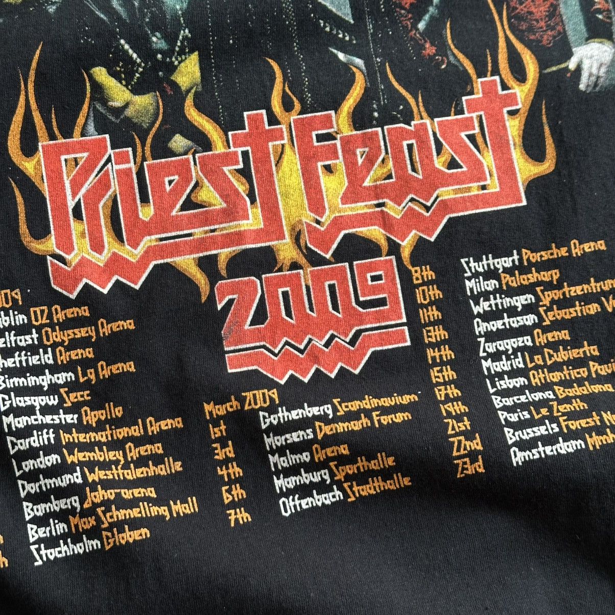 Band Tees Vintage 2009 Judas Priest Nostradamus Priest Feast Tour Tee Size US L / EU 52-54 / 3 - 7 Thumbnail