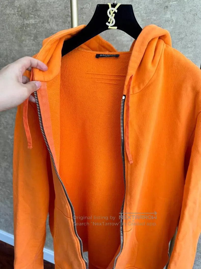 Balmain Balmain Zip-up Hoodie in Orange Color. Size US S / EU 44-46 / 1 - 6 Thumbnail