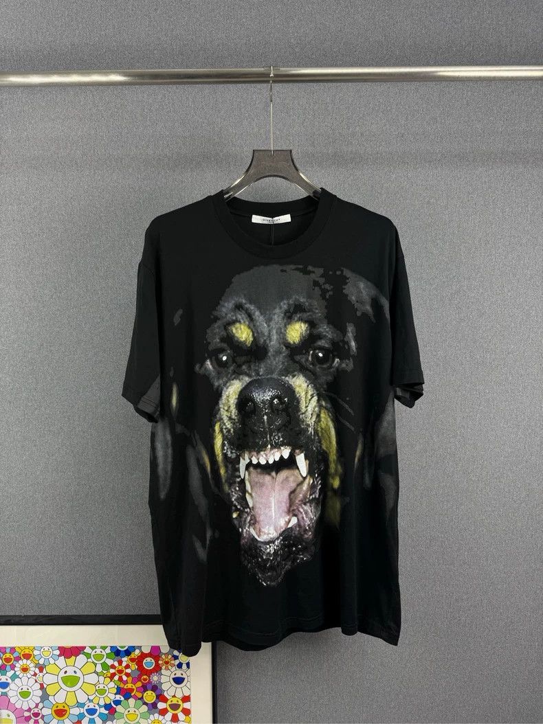 Givenchy Givenchy Dog Head Short Sleeve T-Shirt Size US L / EU 52-54 / 3 - 1 Thumbnail