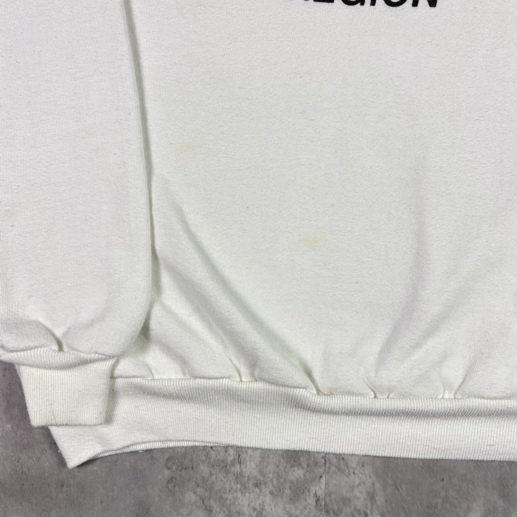 Jerzees VINTAGE New Jersey Promo Sweatshirt White Raglan Crewneck XL 90s Nike? Size US XL / EU 56 / 4 - 7 Thumbnail