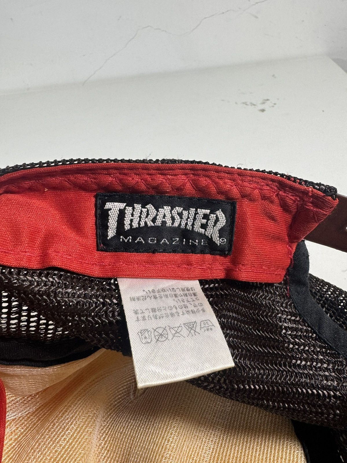 Thrasher Thrasher Fire Spell Out Trucker Cap Size ONE SIZE - 3 Thumbnail