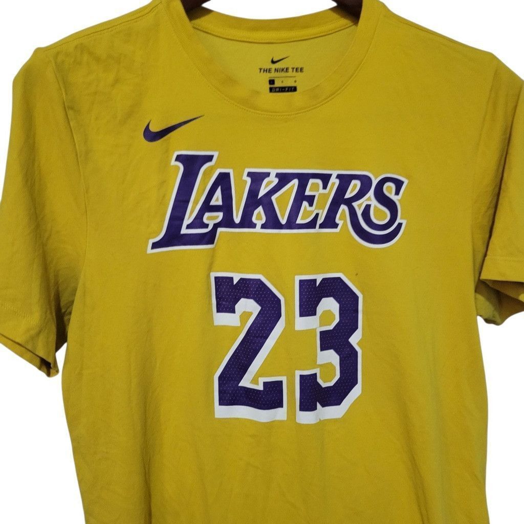 Nike Nike Dri-FIT Men's Los Angeles Lakers LeBron James #23 Large Size US L / EU 52-54 / 3 - 4 Thumbnail