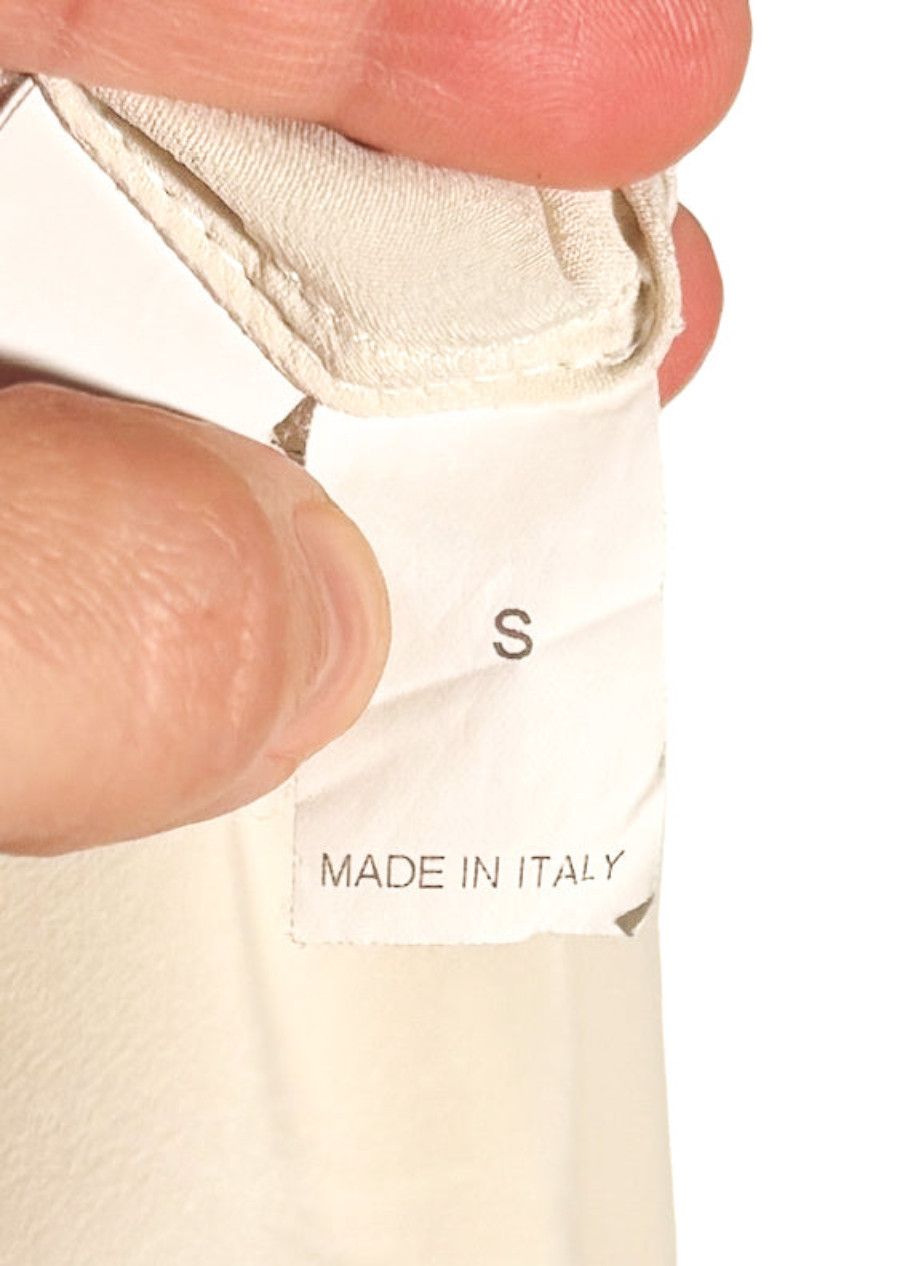 Brunello Cucinelli Brunello Cucinelli Ivory Silk Midi Sleeveless Dress Size S / US 4 / IT 40 - 7 Thumbnail